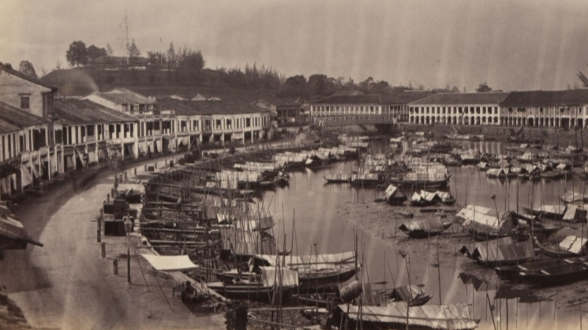 View of Boat Quay, Singapore.
Location: Singapore, Malaya
Date: 1860-1900

CO 1069-484-064
