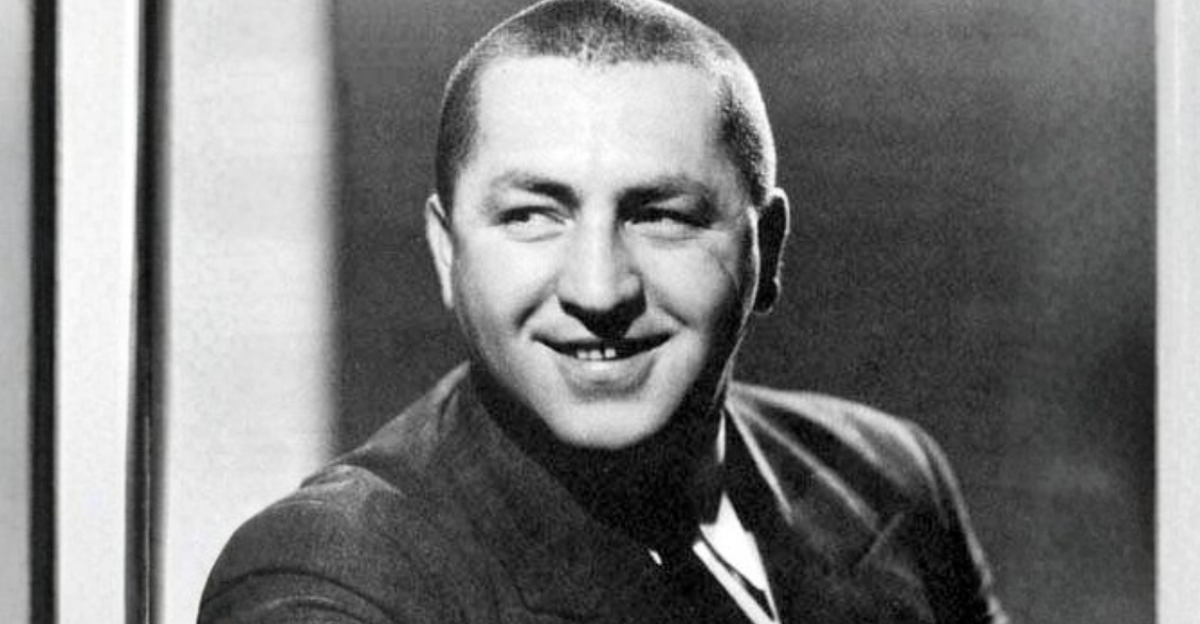Curly Howard (1903-1952) of the Three Stooges.