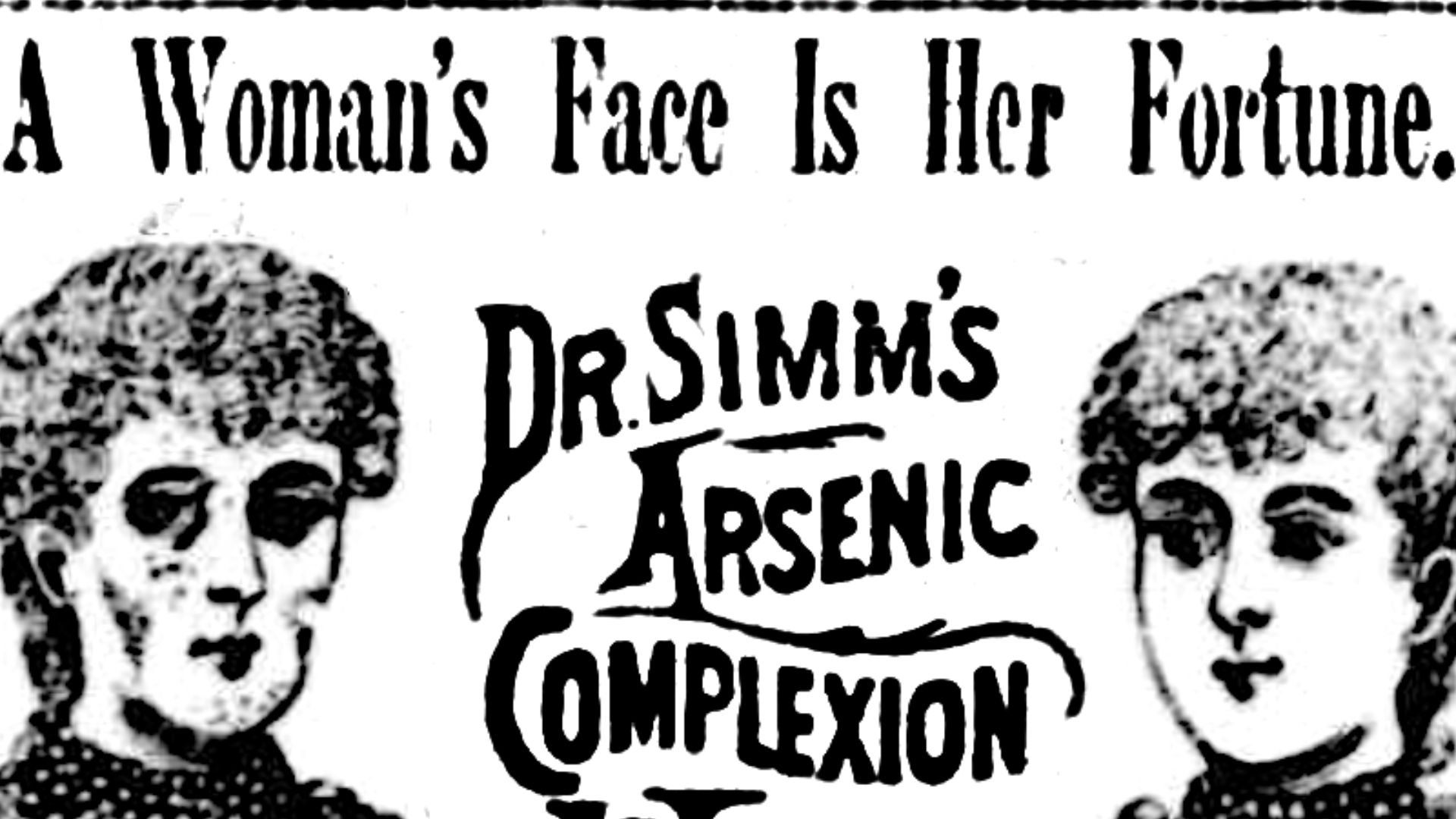 November 9, 1889 newspaper advertisement for