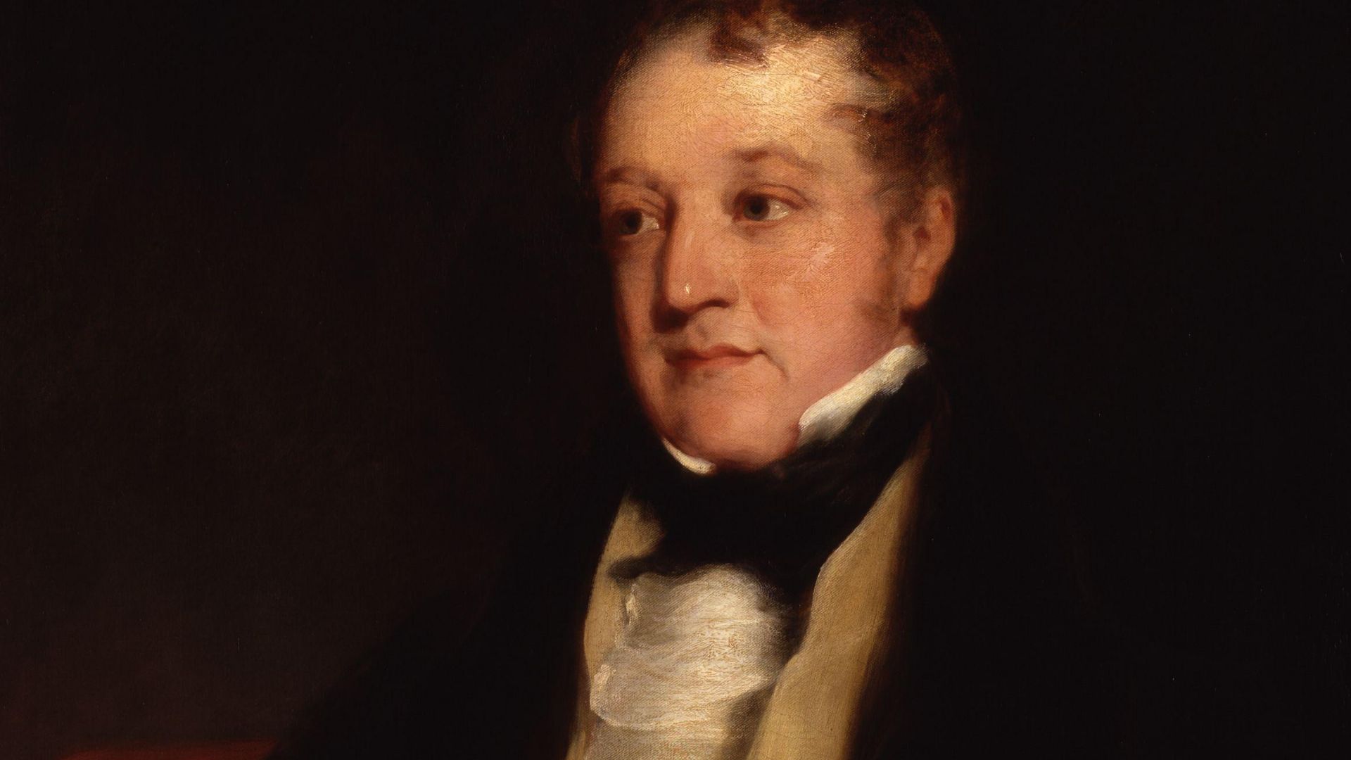 Portrait of William Huskisson. Killed by