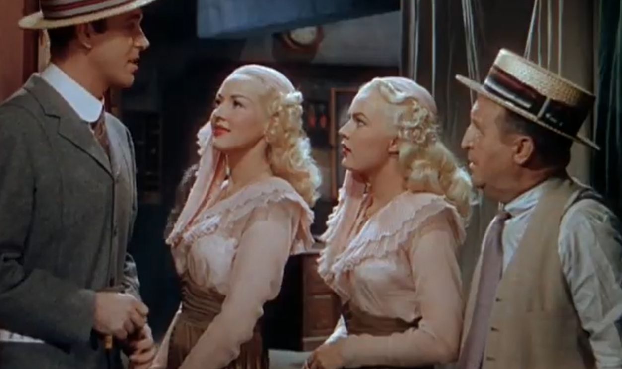 Screenshot from The Dolly Sisters (1945) 