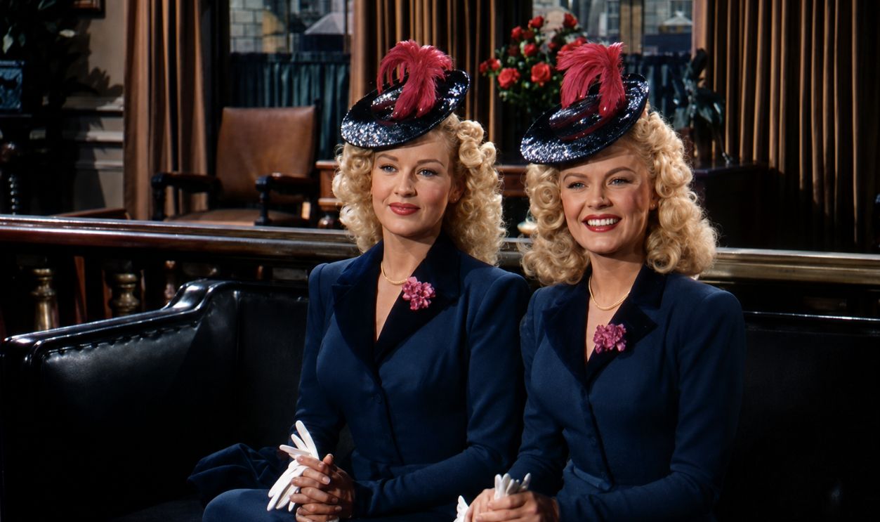 Screenshot from The Dolly Sisters (1945) 