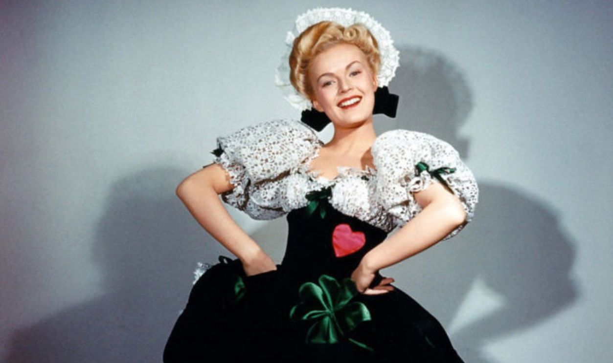 Actress June Haver in a scene from the movie 