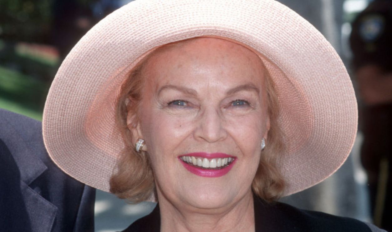 June Haver during James Stewart Memorial Service - July 7, 1997 at Beverly Hills Presbyterian Church in Beverly Hills, California, United States. 