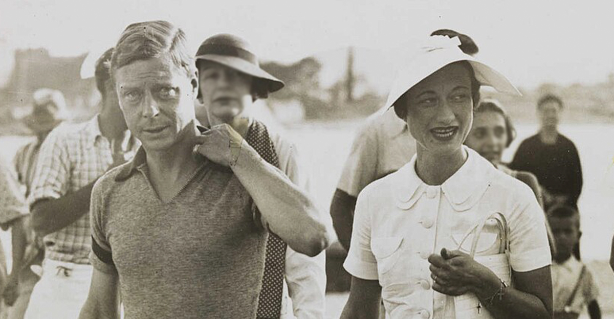 King Edward VIII and Mrs Simpson on holiday in Yugoslavia, 1936