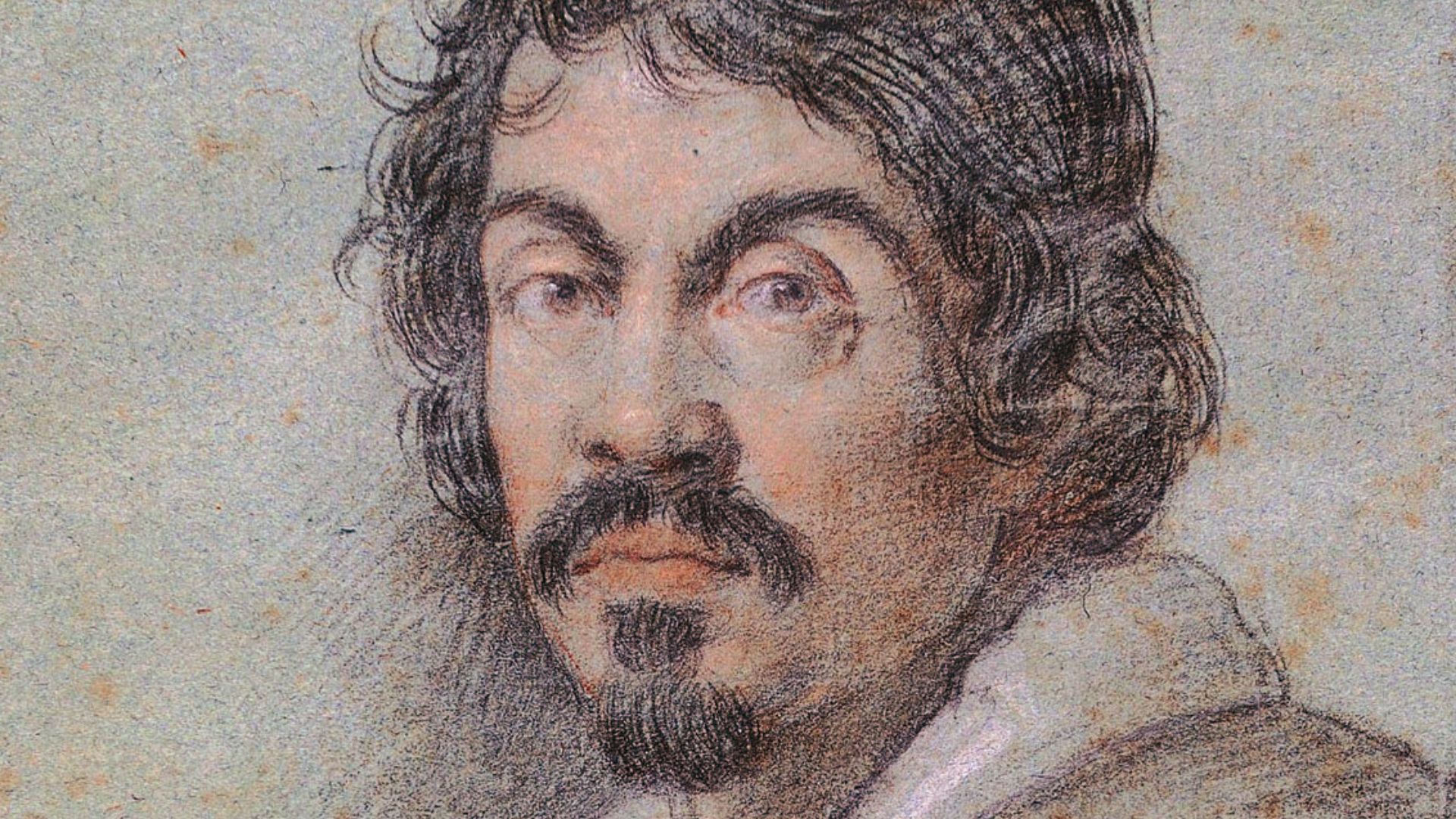 A portrait of the Italian painter Michelangelo Merisi da Caravaggio