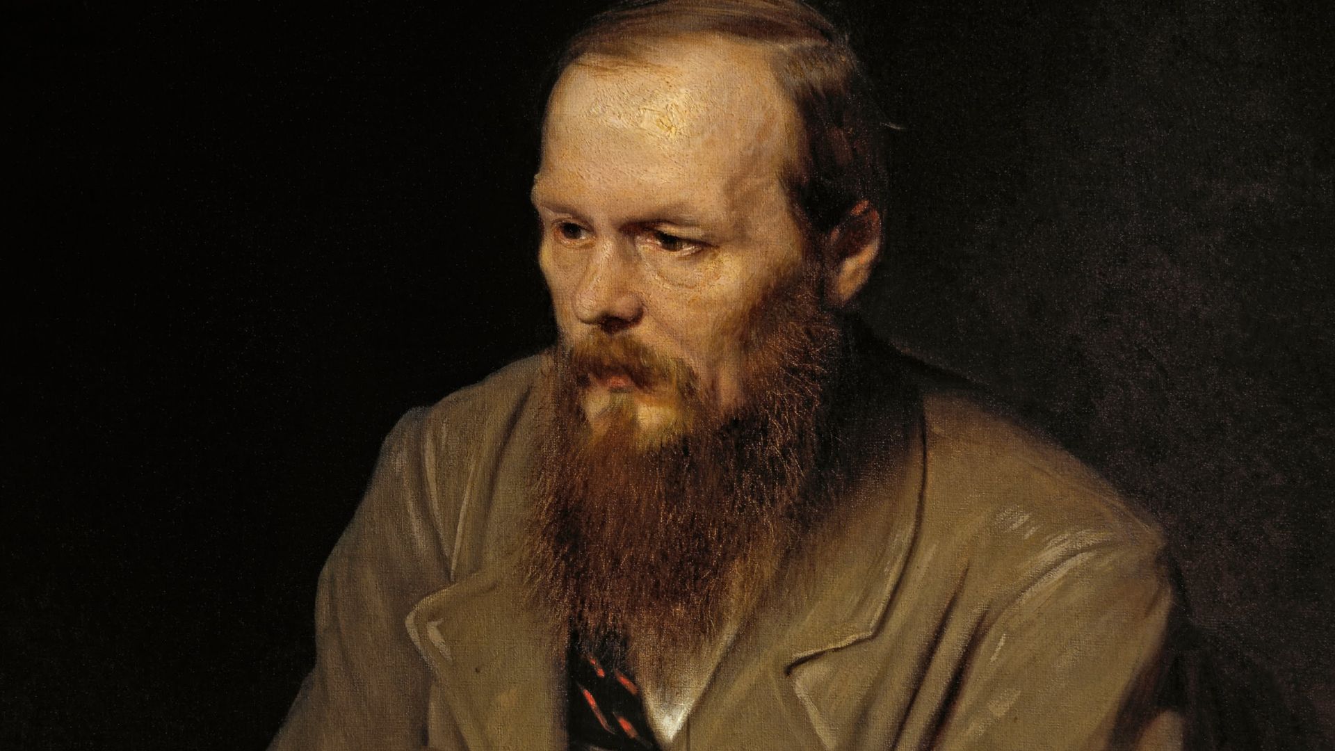 لوحة شخصيّة لِدوستويفسكي بريشة ڤاسيلي پيروف عام 1872.