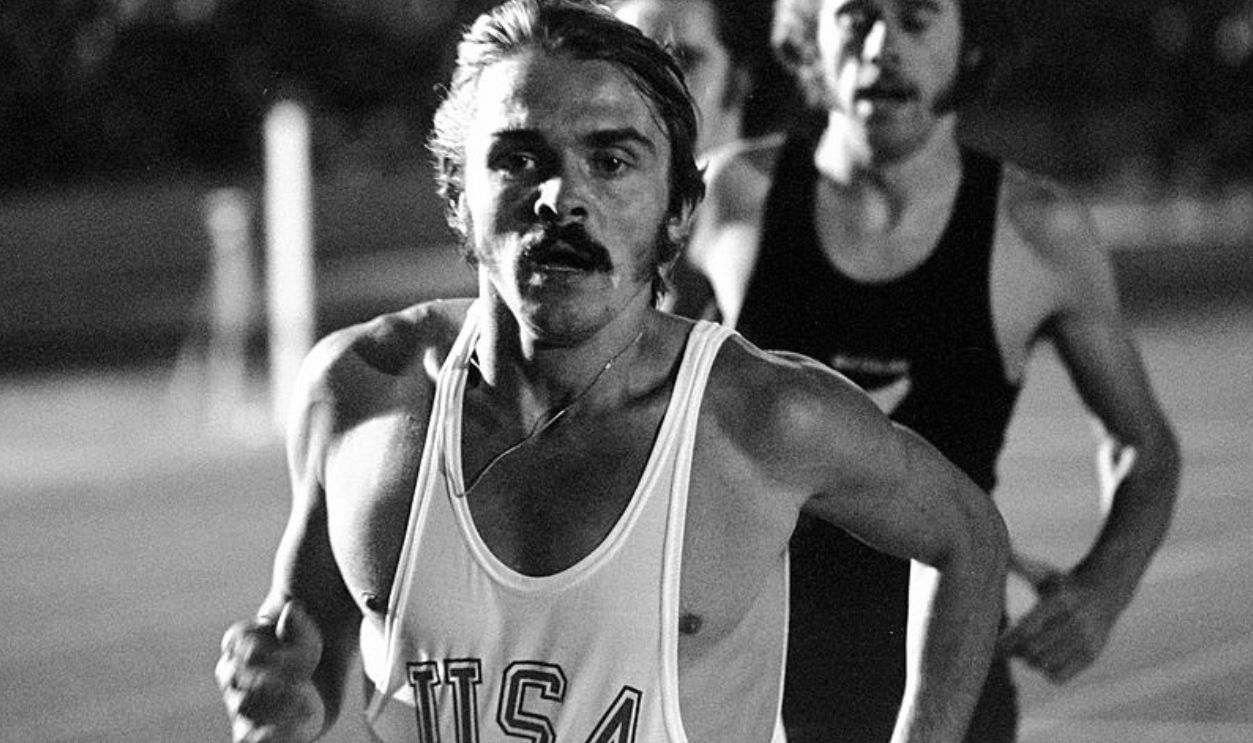 15 Sep 1972: Steve Prefontaine of the USA in action during a track and field event at Crystal Palace in London, England. \ Mandatory Credit: Tony Duffy /Allsport