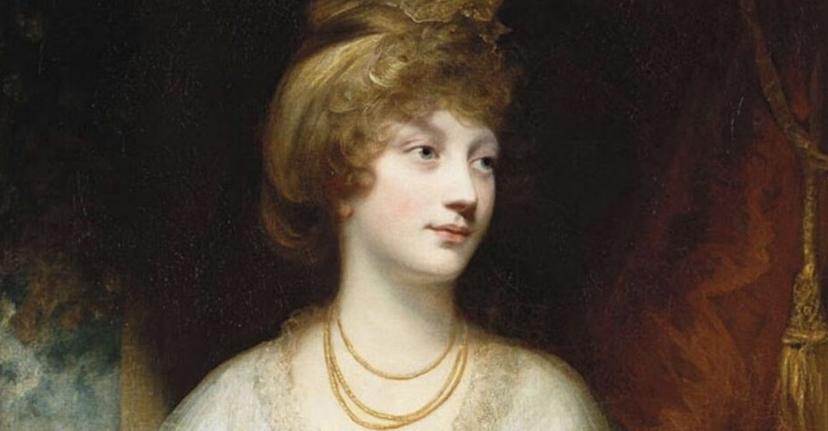 Painted portrait of Princess Amelia