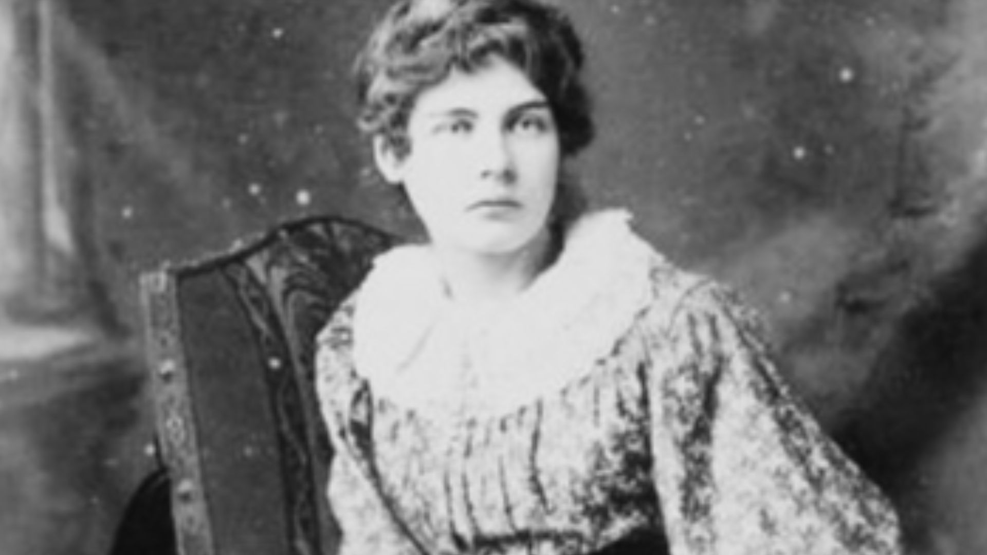 Photograph of Constance Lloyd by Downey taken prior to her marriage to Oscar Wilde 1884.