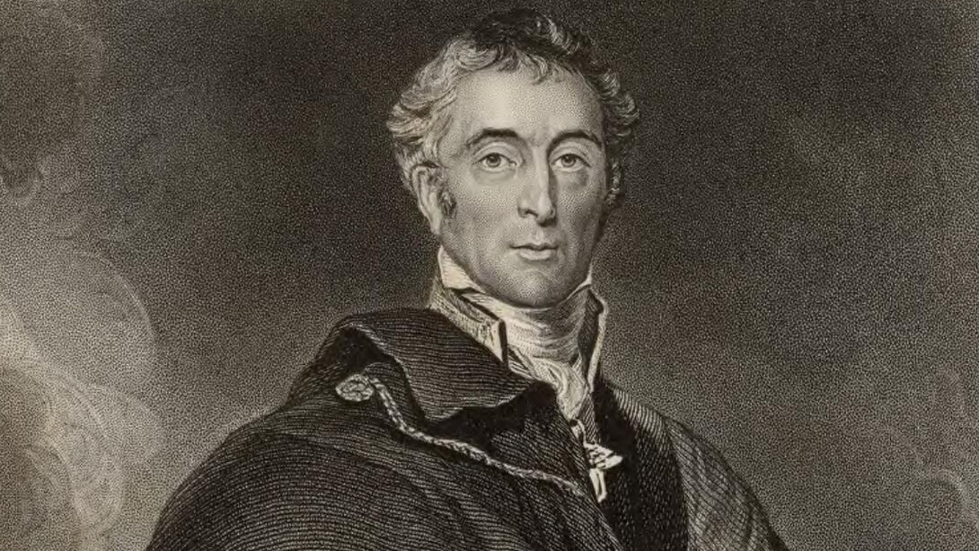 A portrait from the Welsh Portrait Collection at the National Library of Wales. Depicted person:  Arthur Wellesley, 1st Duke of Wellington – British Field Marshal, Prime Minister of the United Kingdom, 1828–1830, 1834 (1769-1852)
