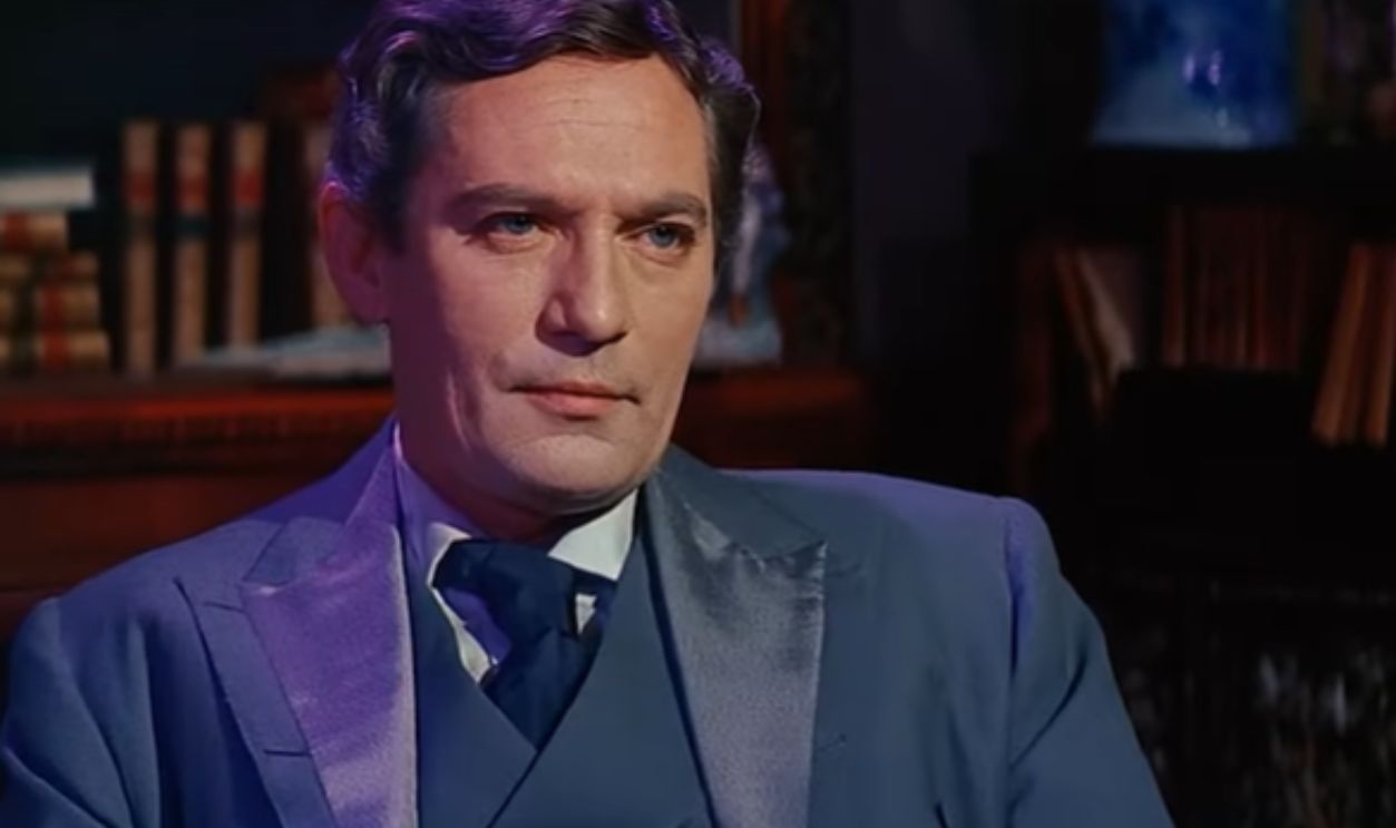 Screenshot from The Trials of Oscar Wilde, Columbia Pictures  (1960) 