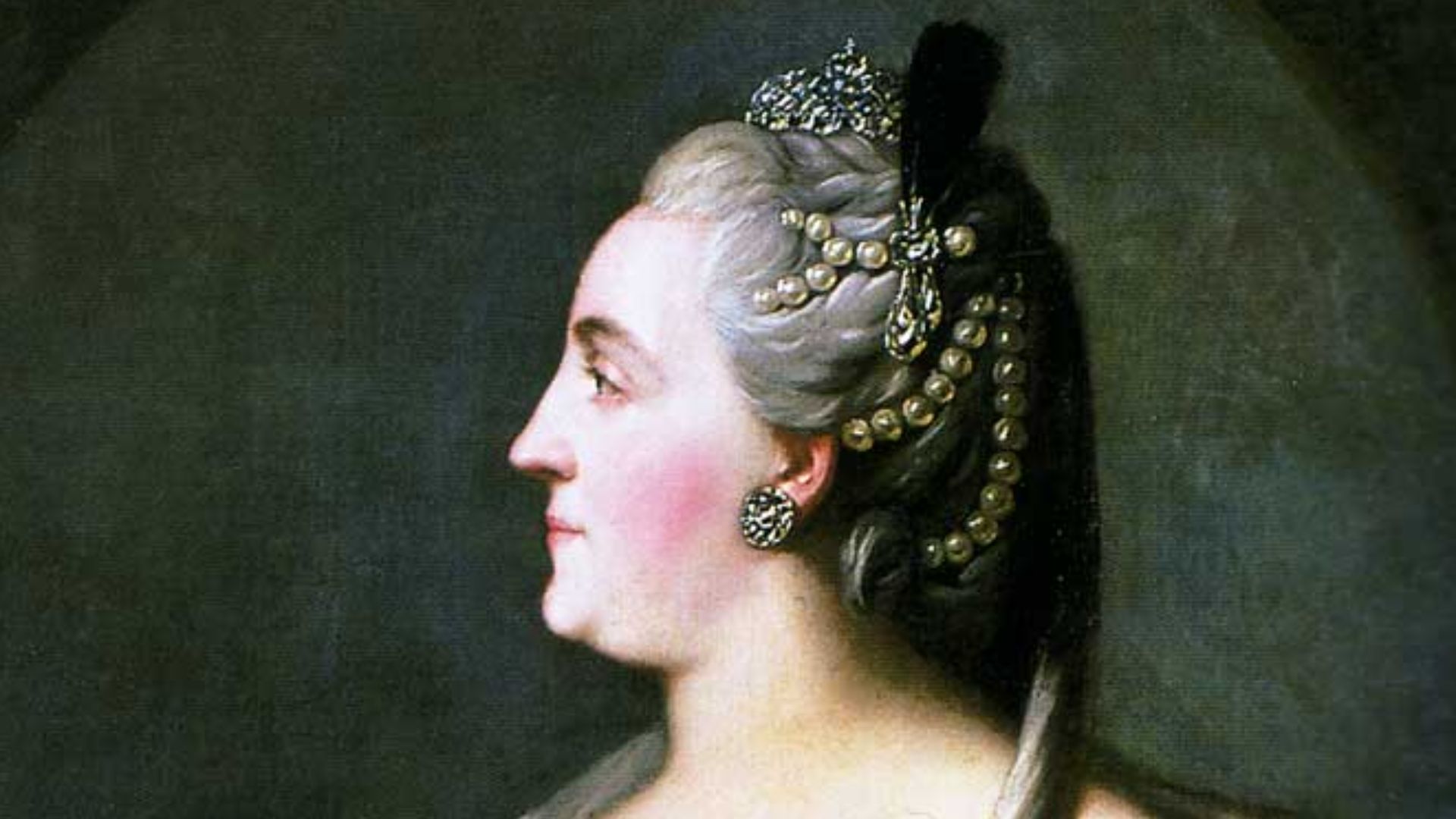 Portrait of Catherine II the Great (1729-1796)label QS:Len,