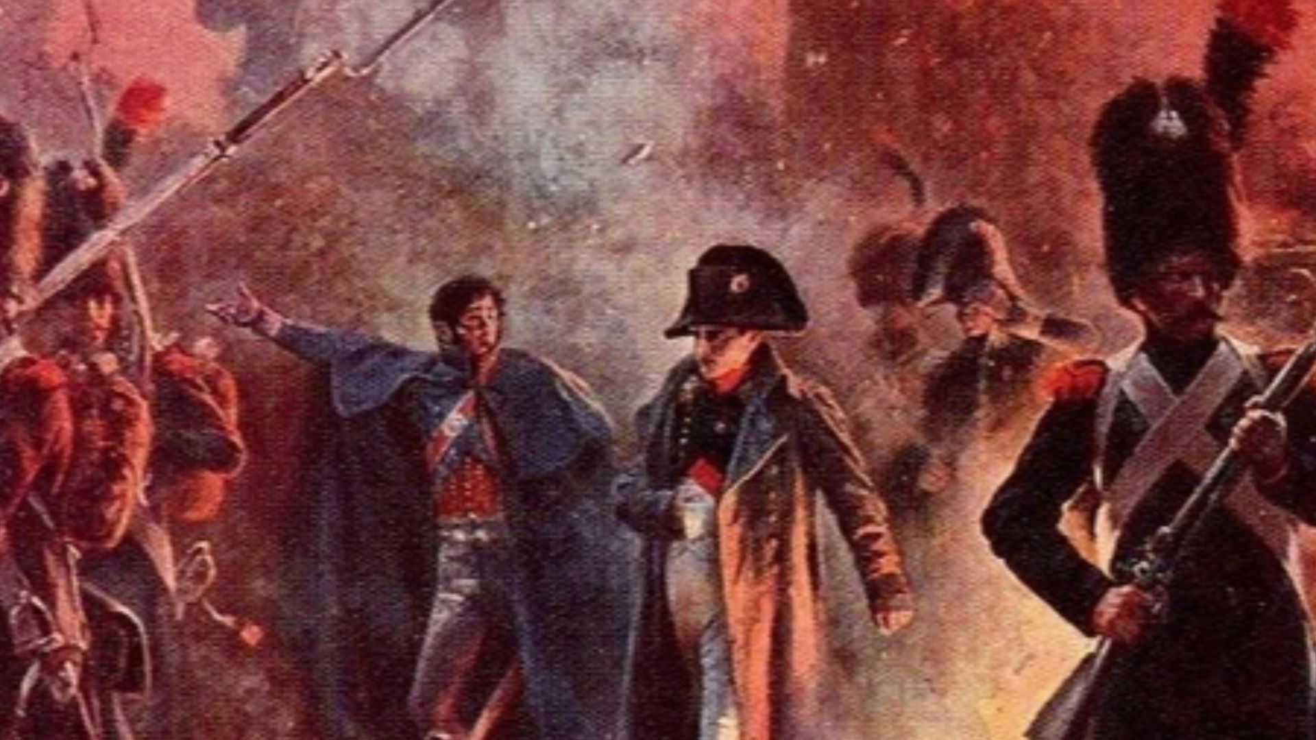 Москва (1812). Наполеон оставляет Кремль.
