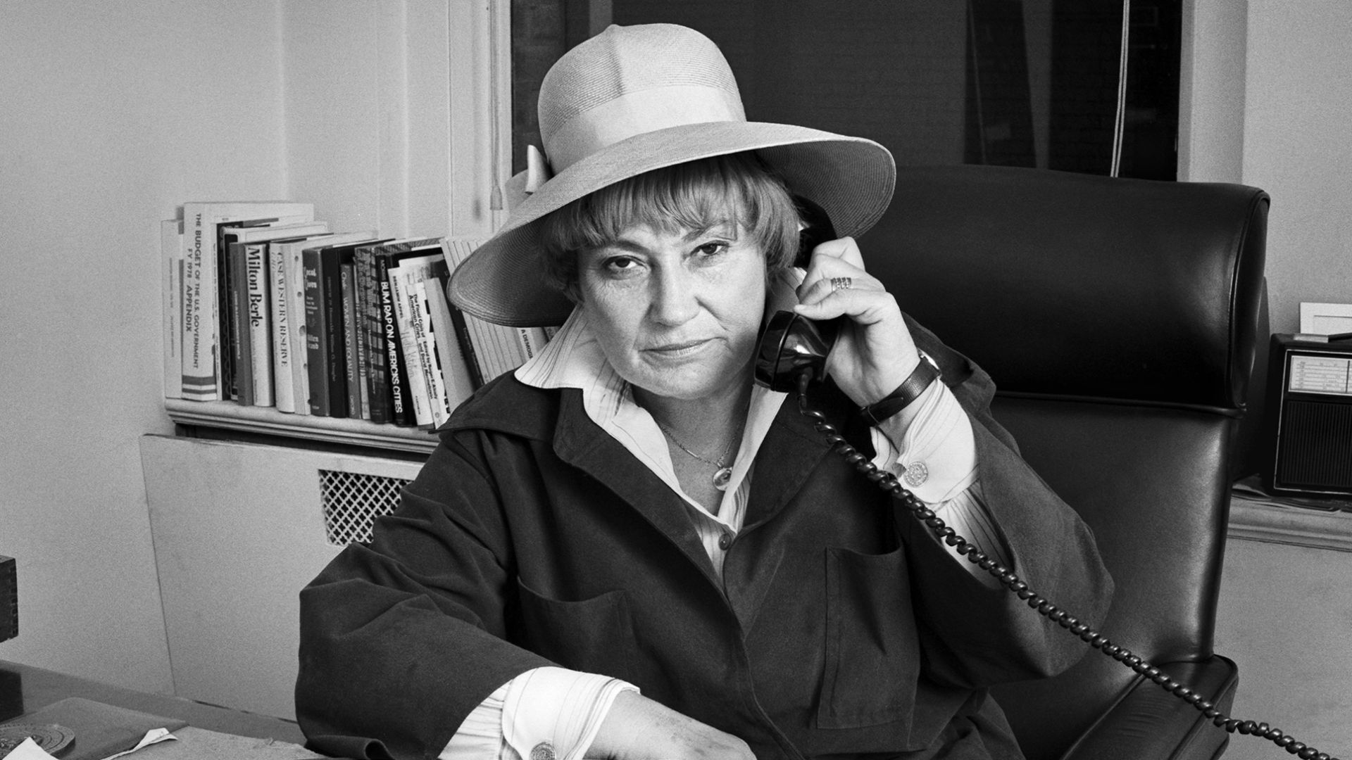 Bella Abzug photographed in New York City 1978 by Lynn Gilbert