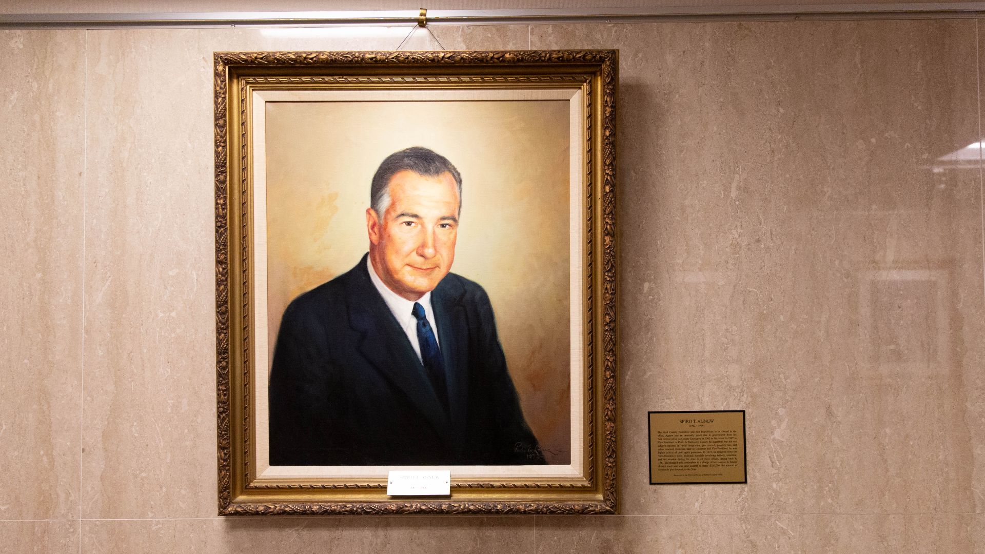 Spiro T. Agnew (1962-1966)
The third County Executive and first Republican to be elected to the office, Agnew had an unusually quick rise in government from his first elected office as County Executive in 1962 to Governor in 1967 to Vice-President in 1969