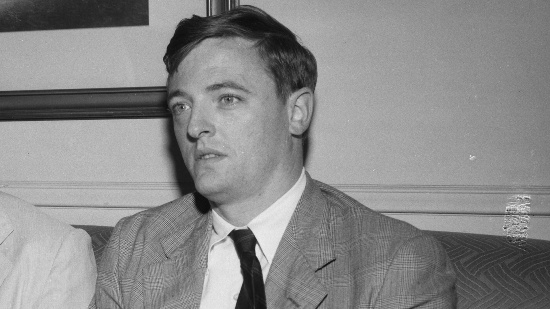 L. Brent Bozell Jr. and William F. Buckley Jr. being interviewed about their book