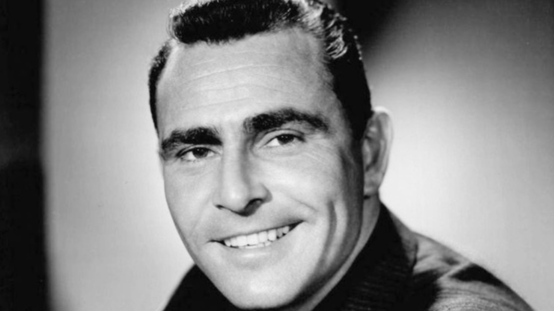 Portrait photo of Rod Serling.
