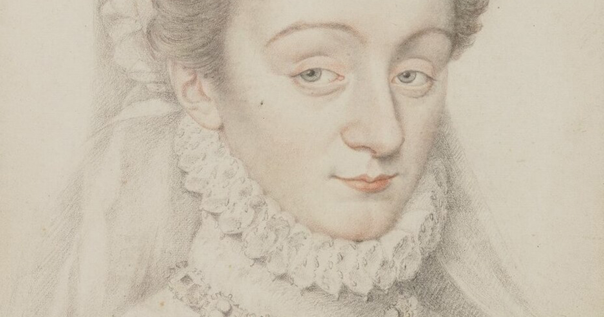 Historical drawing of Charlotte De Sauve