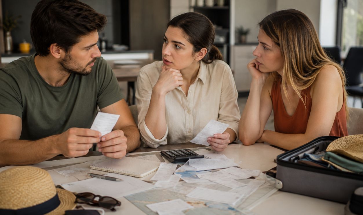 Planning travel expenses with focus