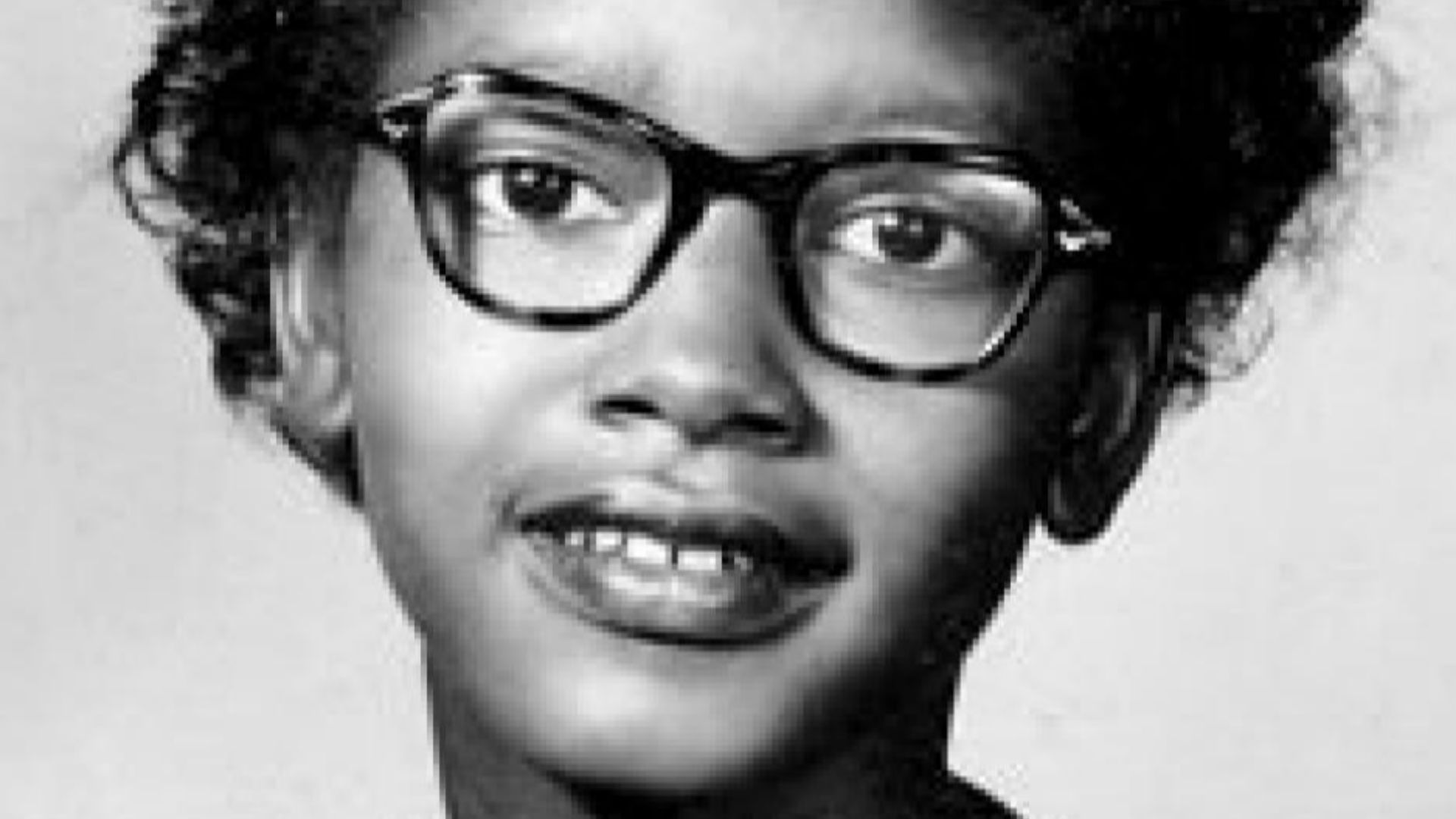 Claudette Colvin, aged 13, in 1953. On March 2, 1955, she was the first person arrested for resisting bus racial segregation in Montgomery, Alabama.