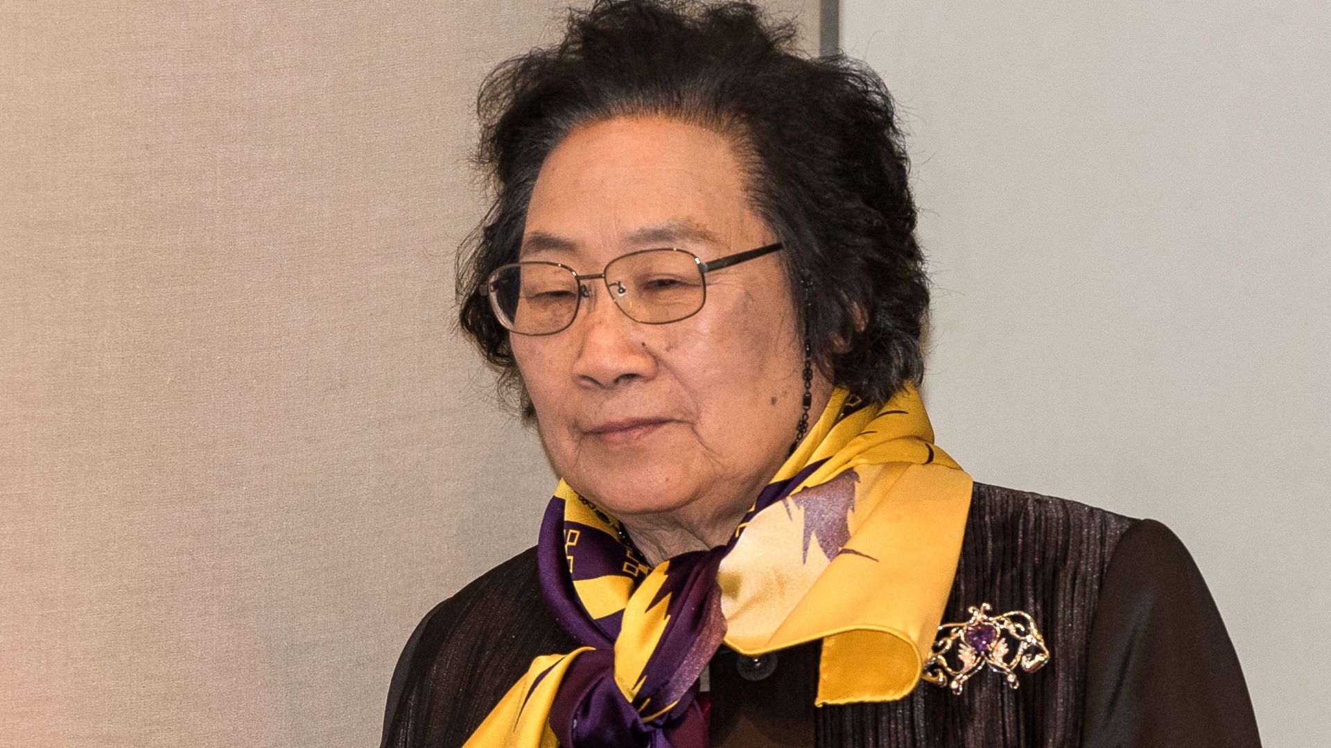Tu Youyou, Nobel Laureate in medicine in Stockholm December 2015