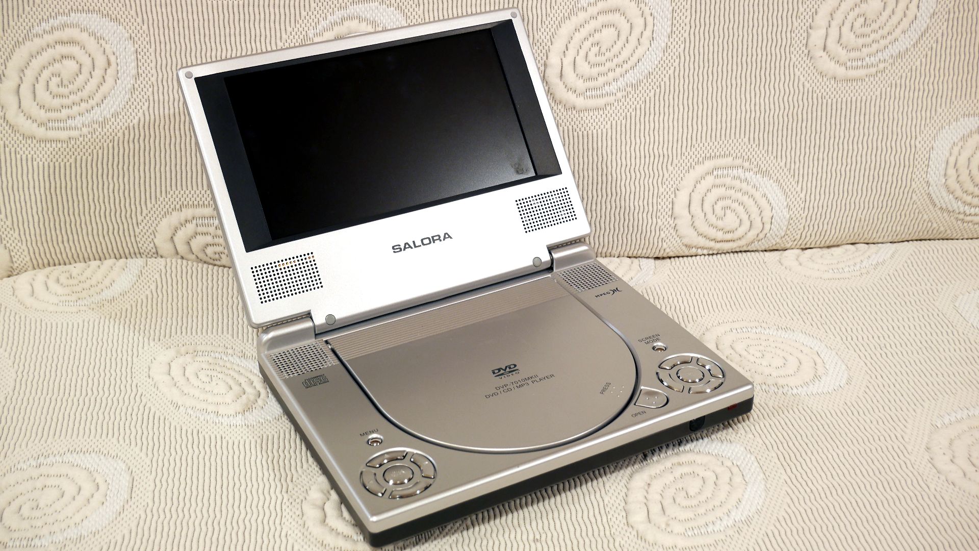 Salora portable DVD player.