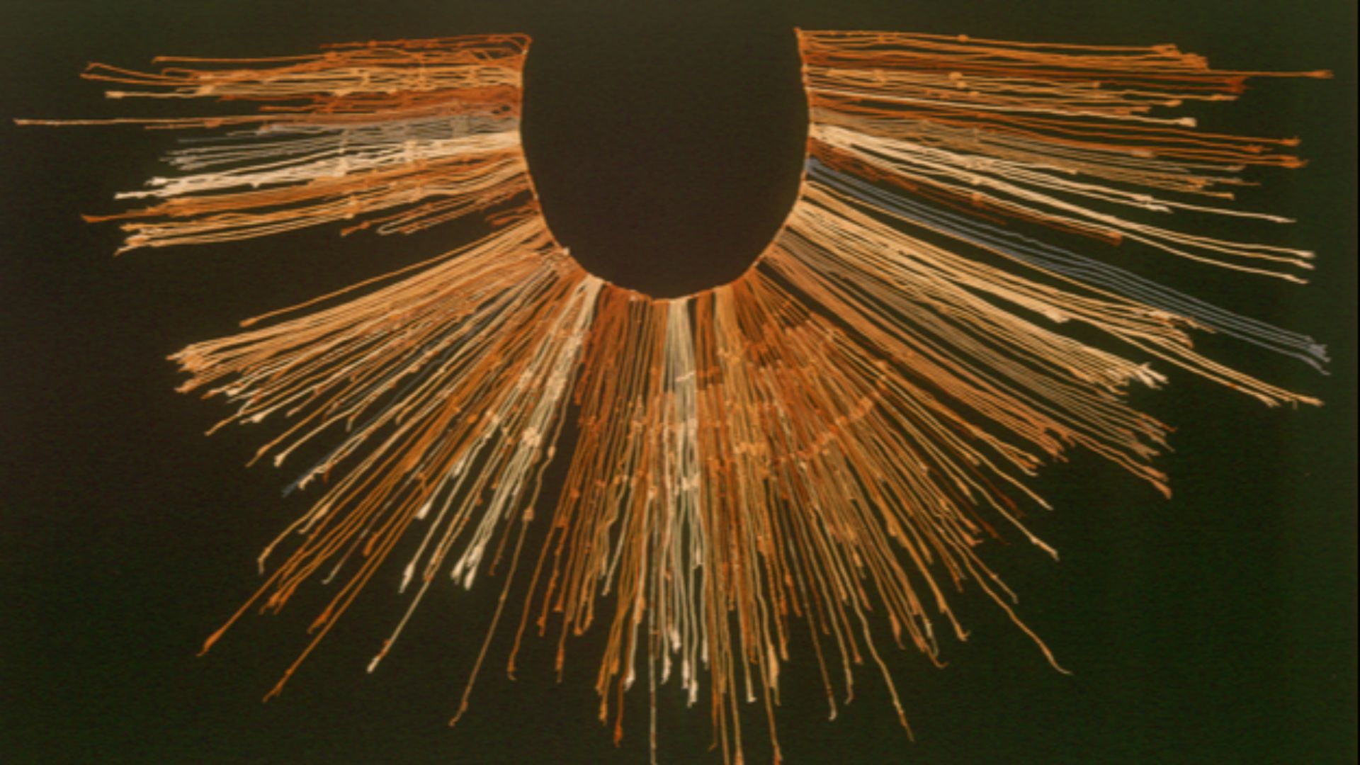 An Inca quipu, from the Larco Museum in Lima