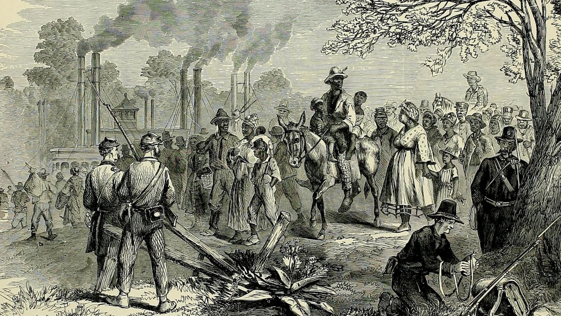 Identifier: soldierinourcivi02lesl (find matches)
Title: The soldier in our Civil War : a pictorial history of the conflict, 1861-1865, illustrating the valor of the soldier as displayed on the battle-field, from sketches drawn by Forbes, Waud, Taylor, Be