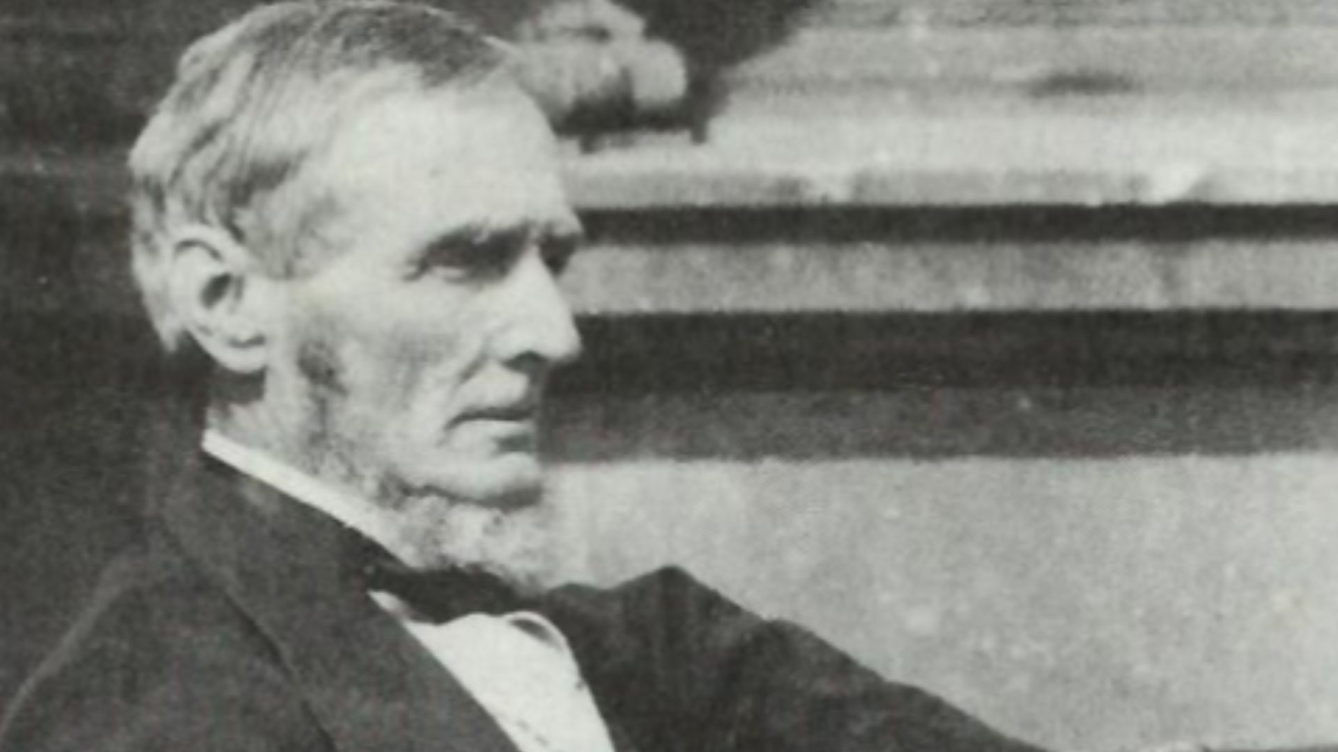 Photograph of Jefferson Davis in Glasgow (circa  1869)