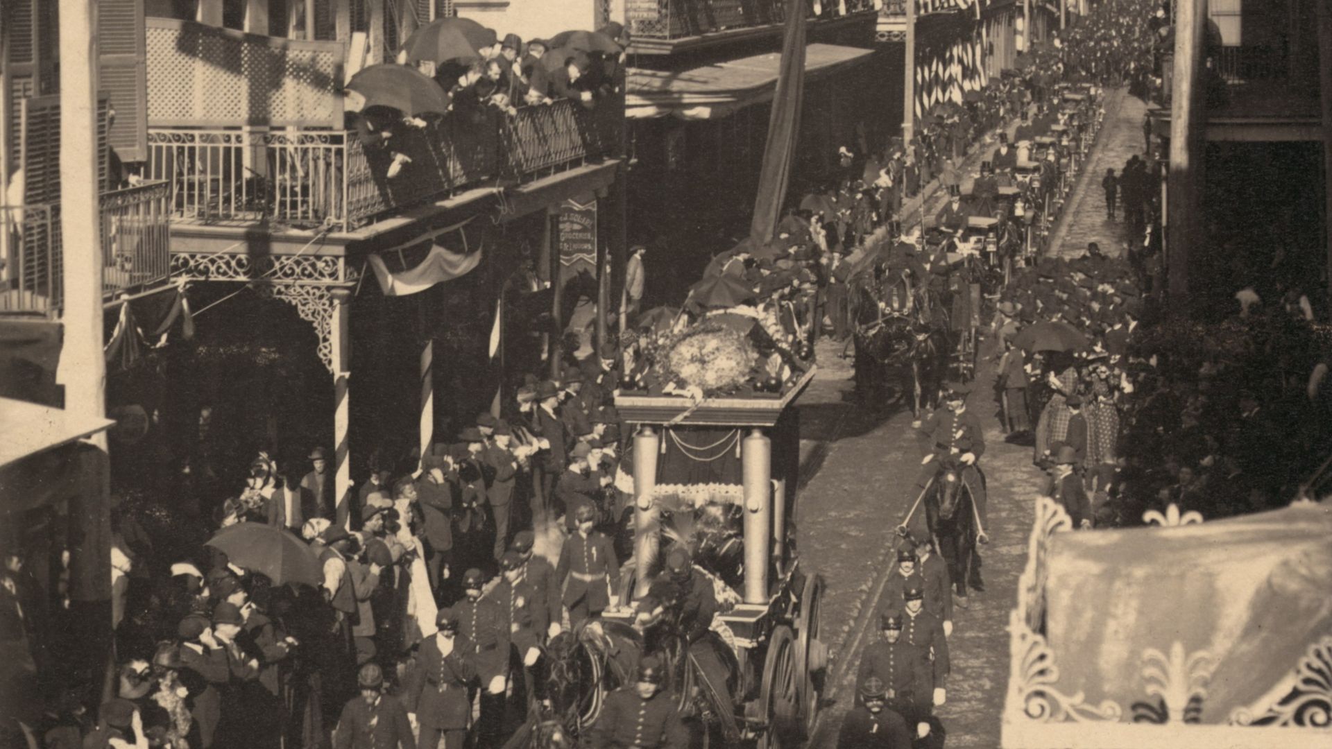 Title: Jefferson Davis funeral in New Orleans, La.
Abstract/medium: 1 photographic print.