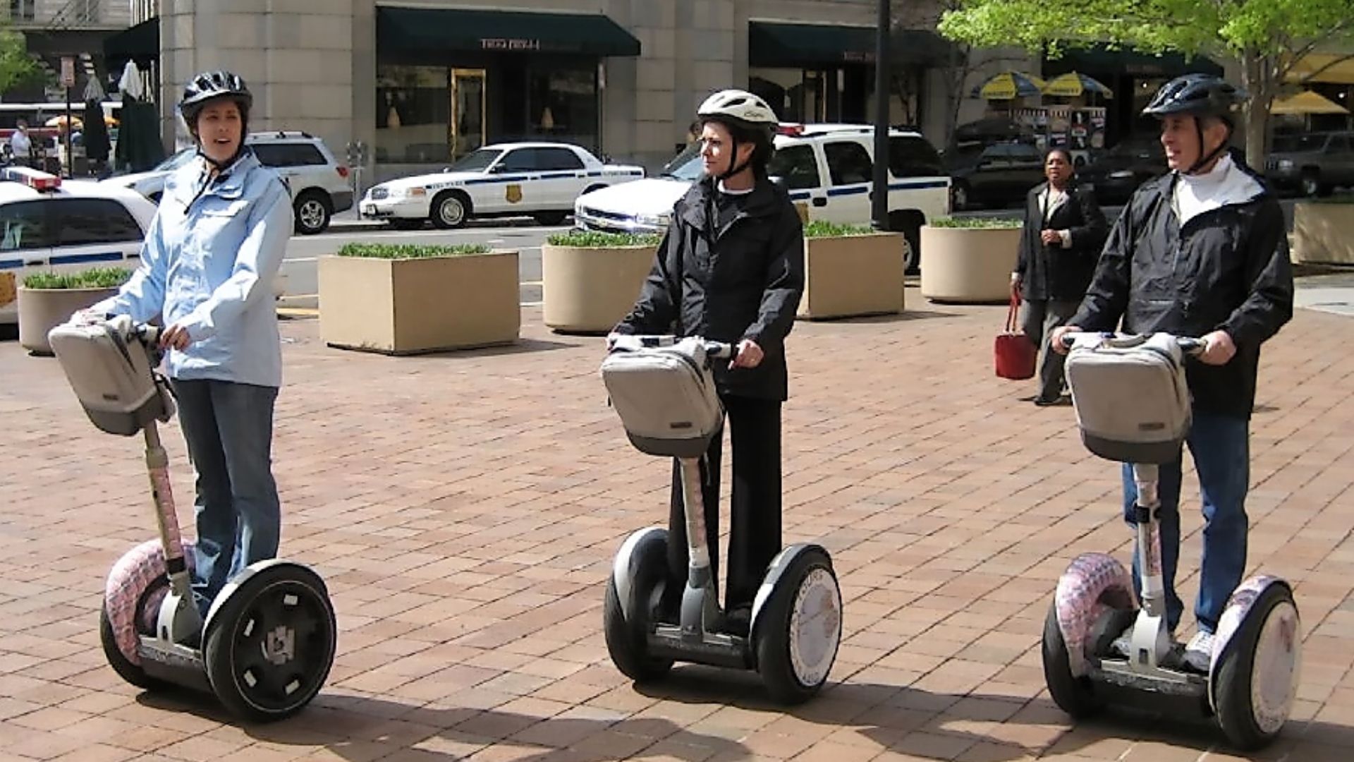 Gruppe von Segway PT-Fahrern in Washington, D.C.