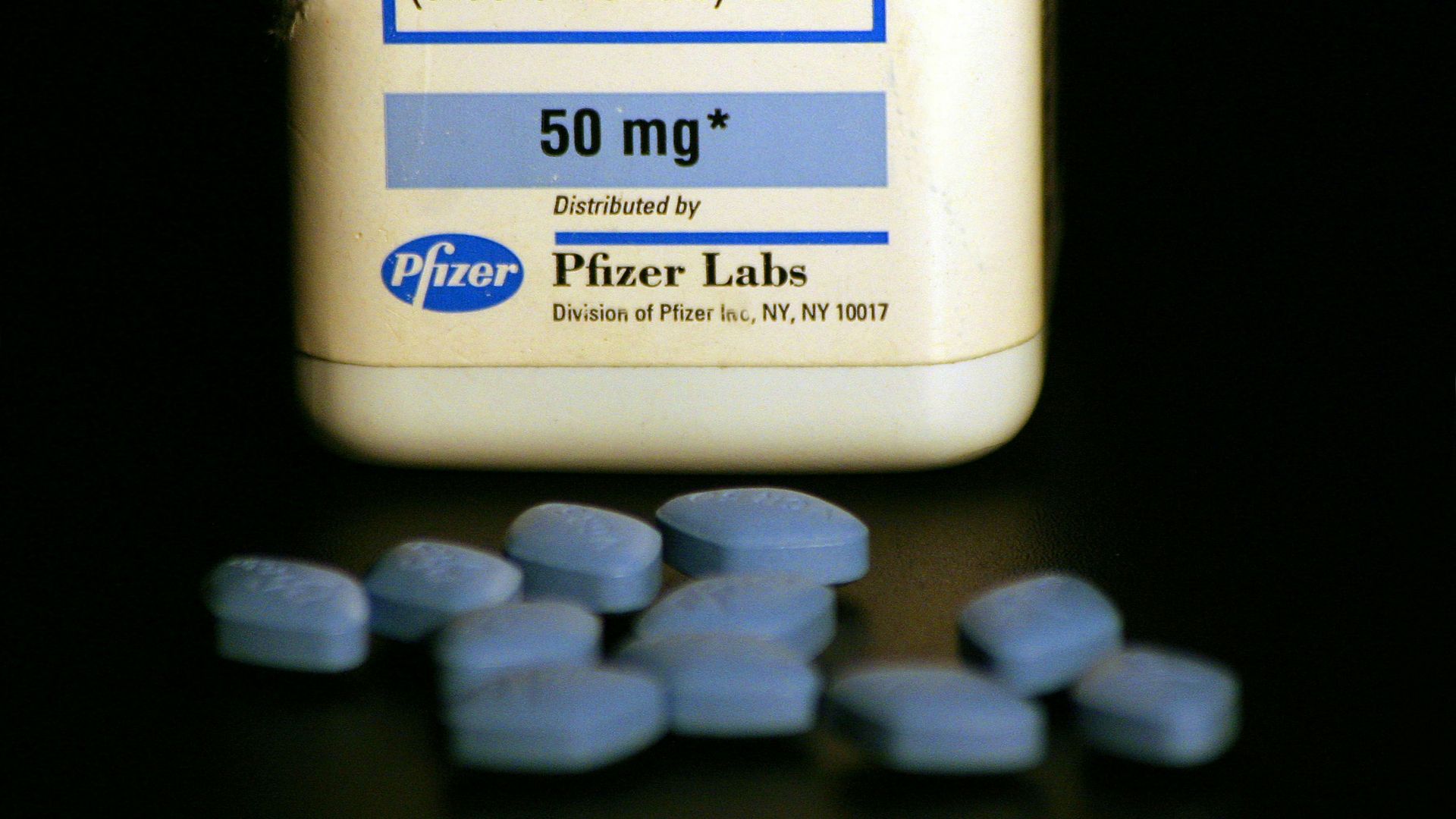 a white container with a label on it