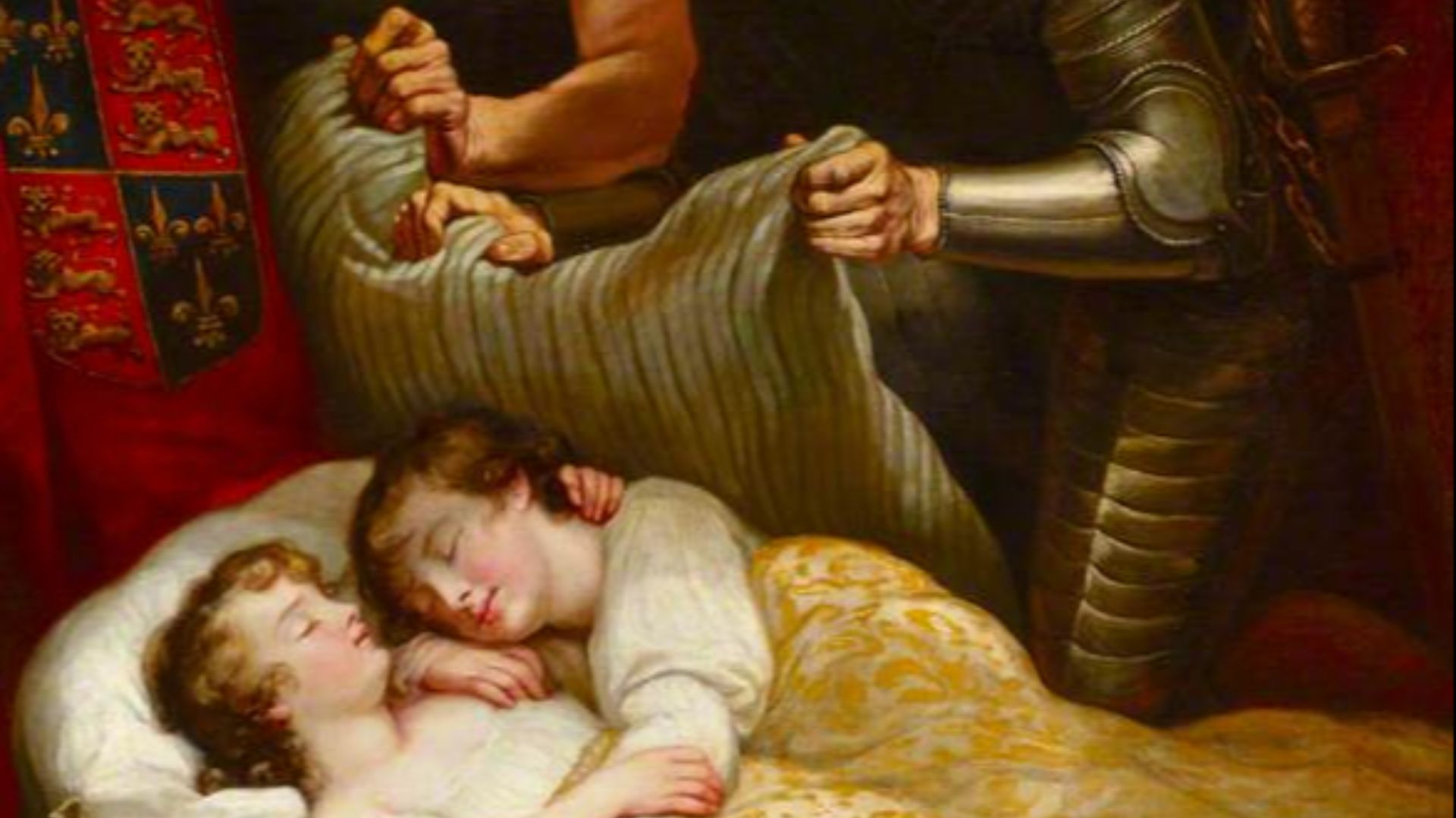File:Murder of the Princes in the Tower by J.Northcote (1786, Petworth House).jpg