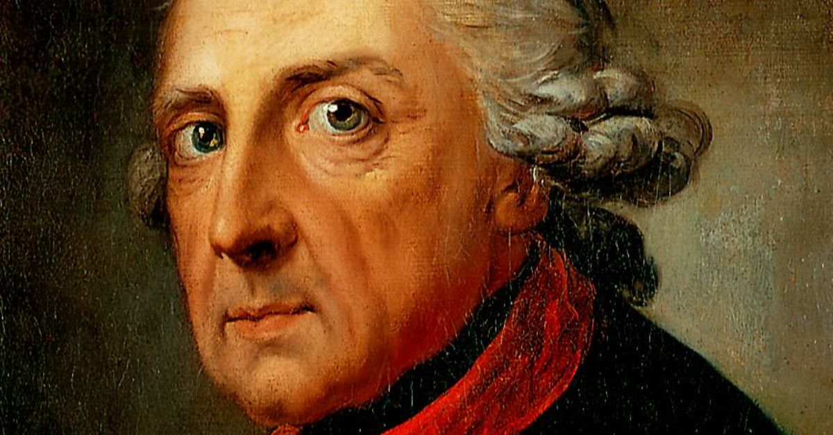 Frederick II (the Great), King of Prussia, aged 68
