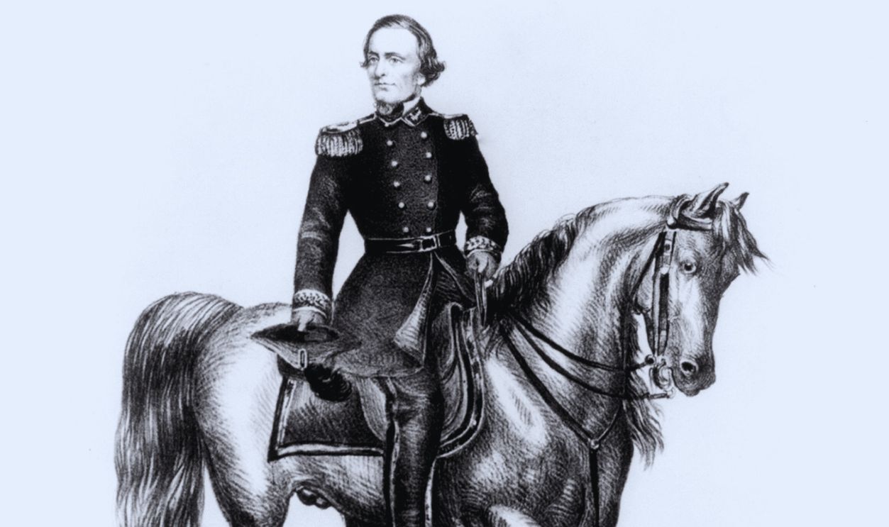 Gettyimages - 1371374068, President Jefferson Davis. Arriving in the field of battle at Bulls's Run, [between 1861 and 1865 President Jefferson Davis. 