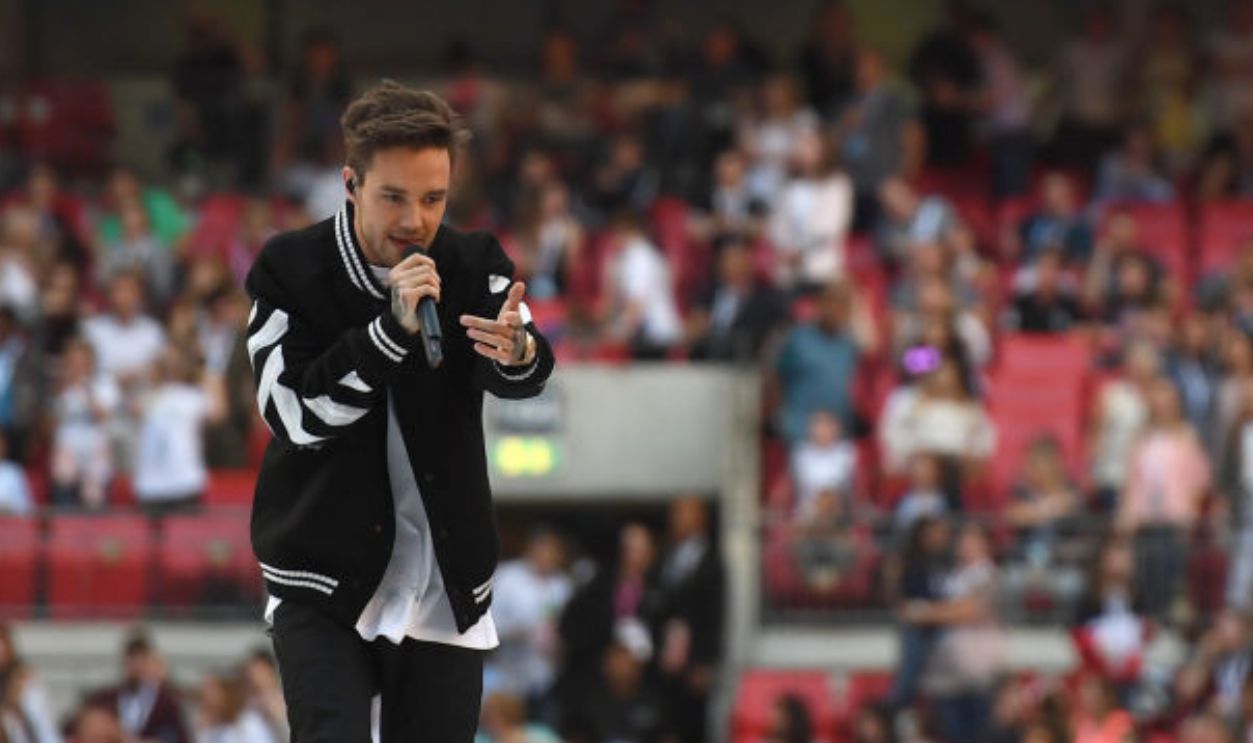 Liam Payne on stage at Capital FM's Summertime Ball with Vodafone held at Wembley Stadium, London.