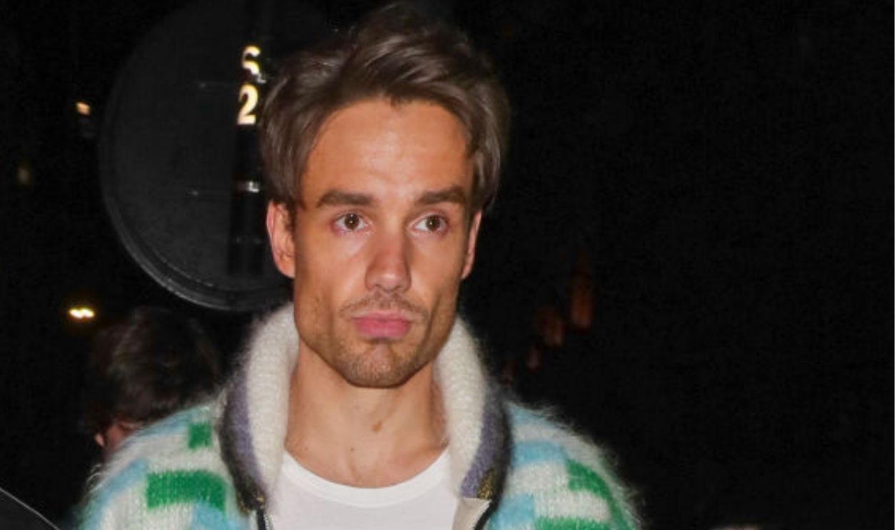 LONDON, UNITED KINGDOM - MARCH 22: Kate Cassidy and Liam Payne are seen leaving Sexy Fish on March 22, 2023 in London, United Kingdom. 