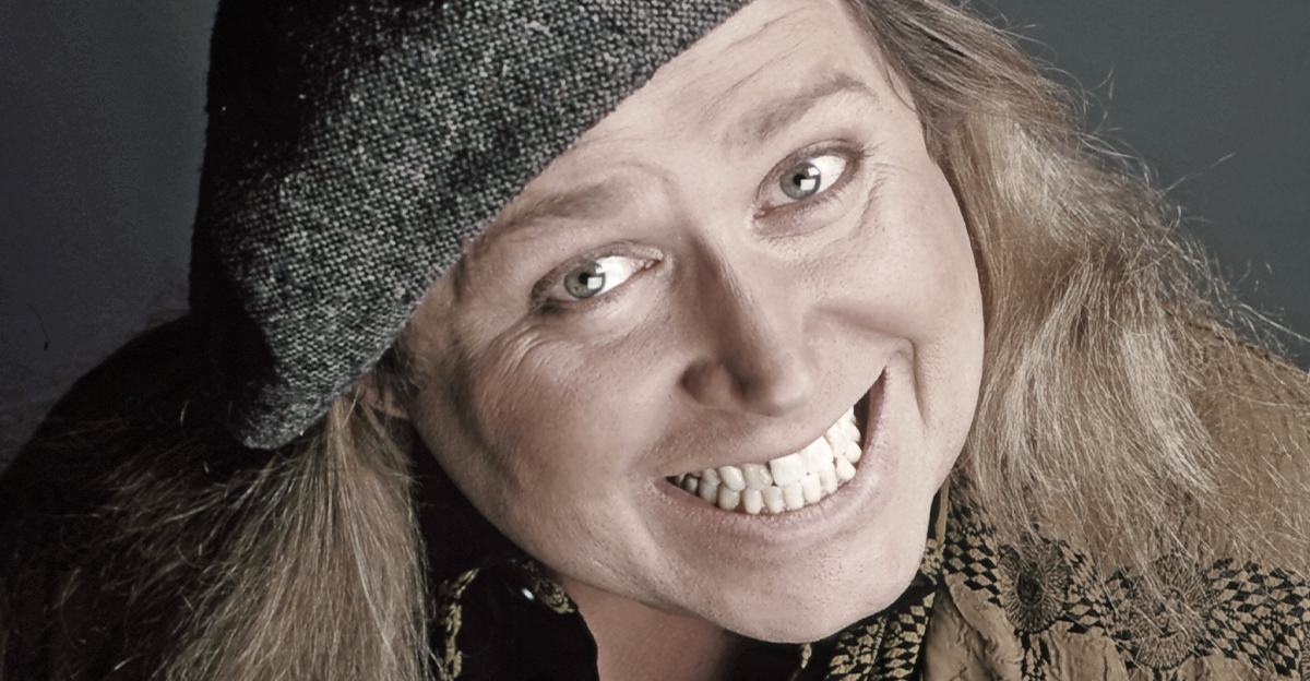 Portrait of  Sam Kinison in 1989