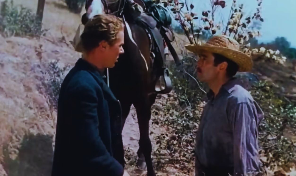Screenshot from The Return of Frank James (1940) 