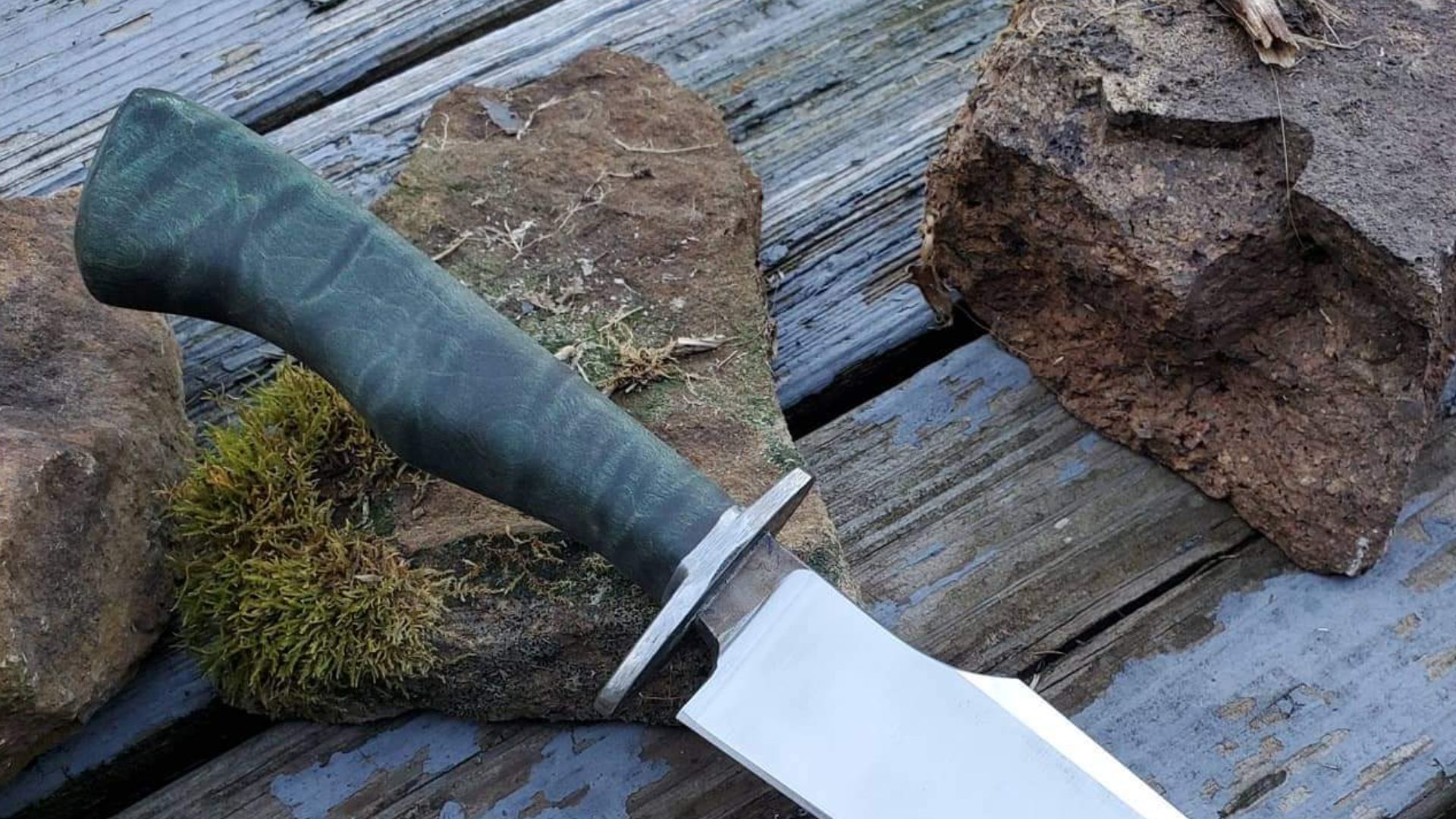 A classic bowie knife
