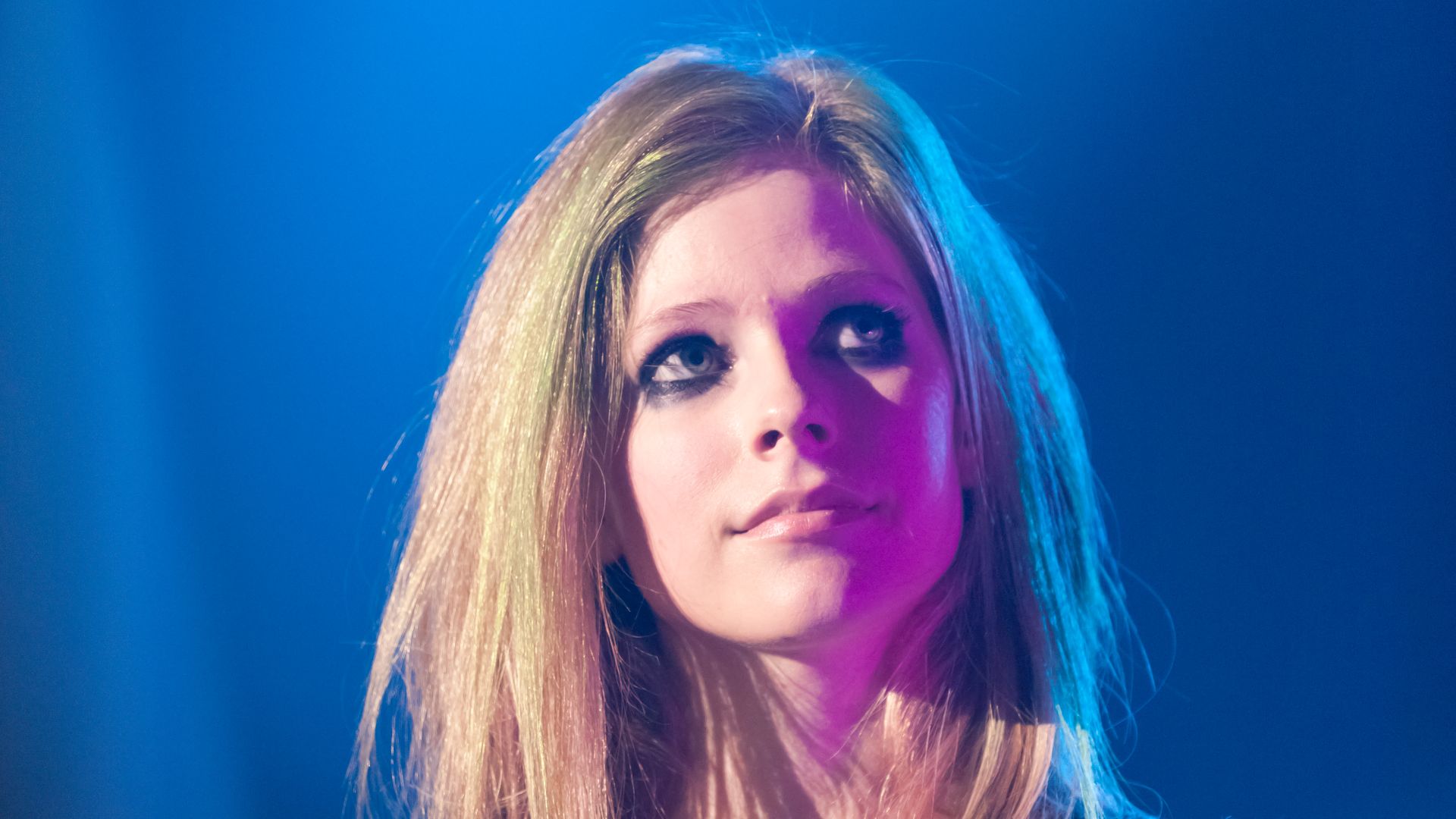 Avril Lavigne performing in Shanghai