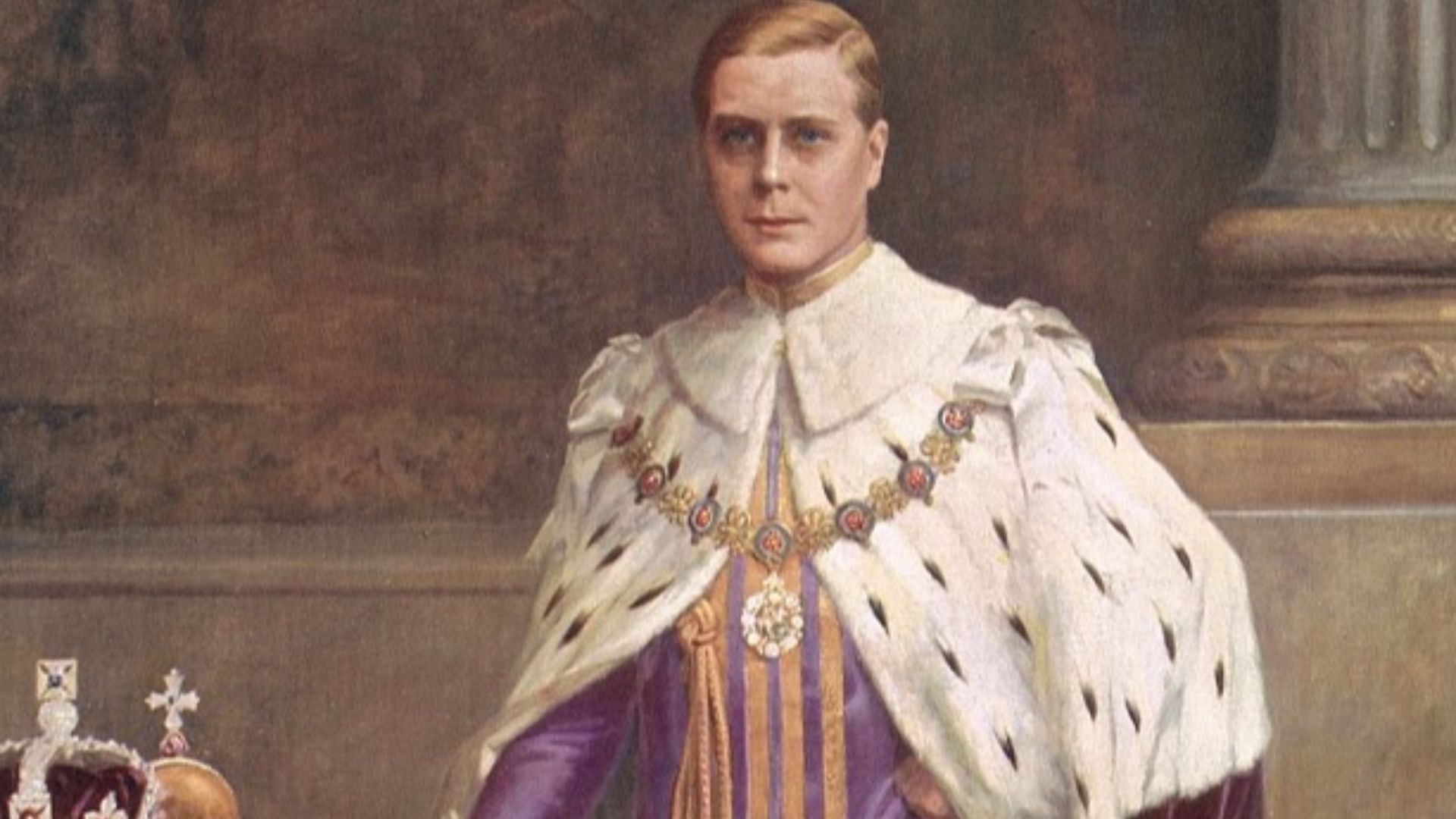 Original coronation portrait of King Edward VIII