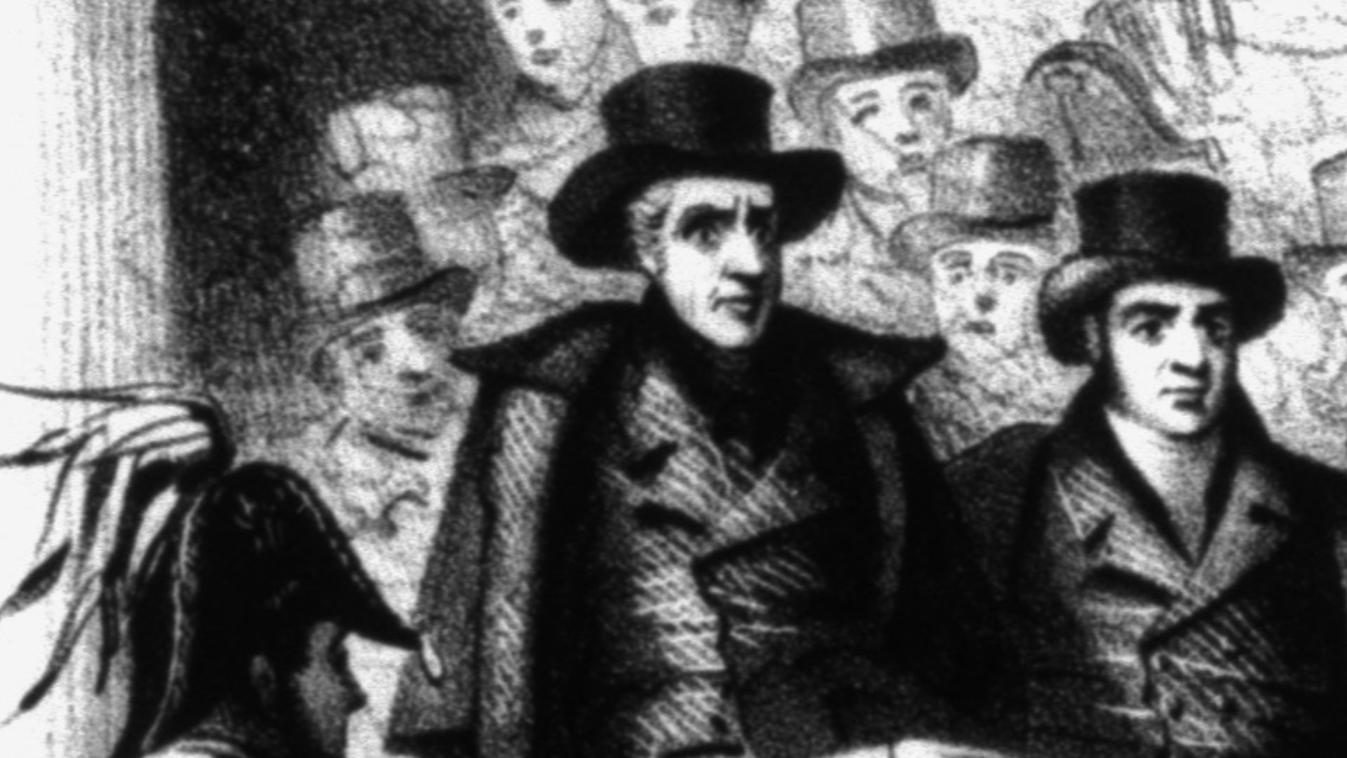 Washington, DC, USA --- On January 30, 1835, Richard Lawrence attempted to assassinate President Andrew Jackson as he was leaving the Captiol as part of the funeral procession of Warren R. Davis.