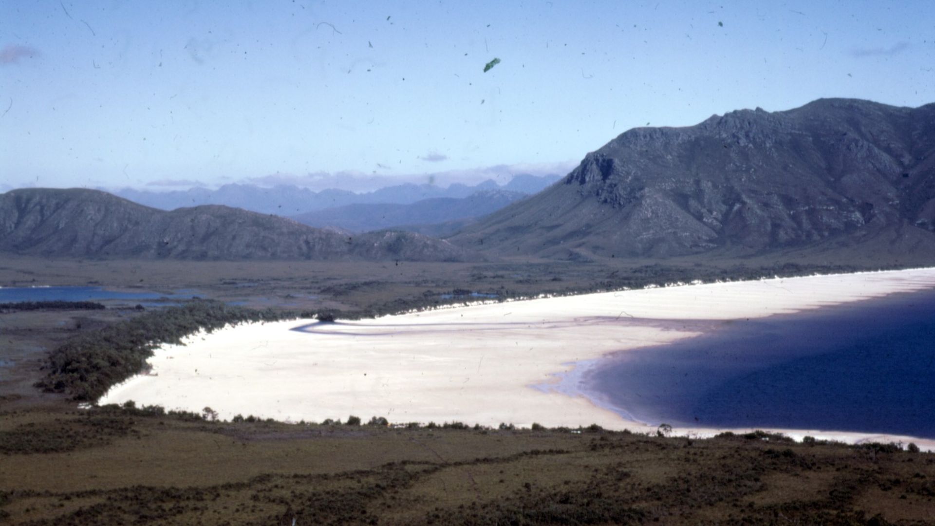 Part of a set of images of Lake Pedder, southwest Tasmania, taken between late 1968 and mid 1972, prior to the lake being destroyed in an act of government vandalism.