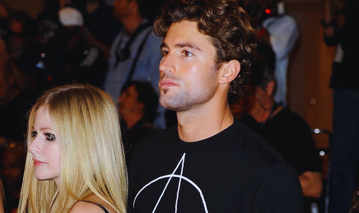 Singer Avril Lavigne and American television personality Brody Jenner attend the Abbey Dawn by Avril Lavigne Spring 2012 fashion show during Style360 at the Metropolitan Pavilion on September 12, 2011 in New York City. (Photo by Ilya S. Savenok/Getty Images) 
