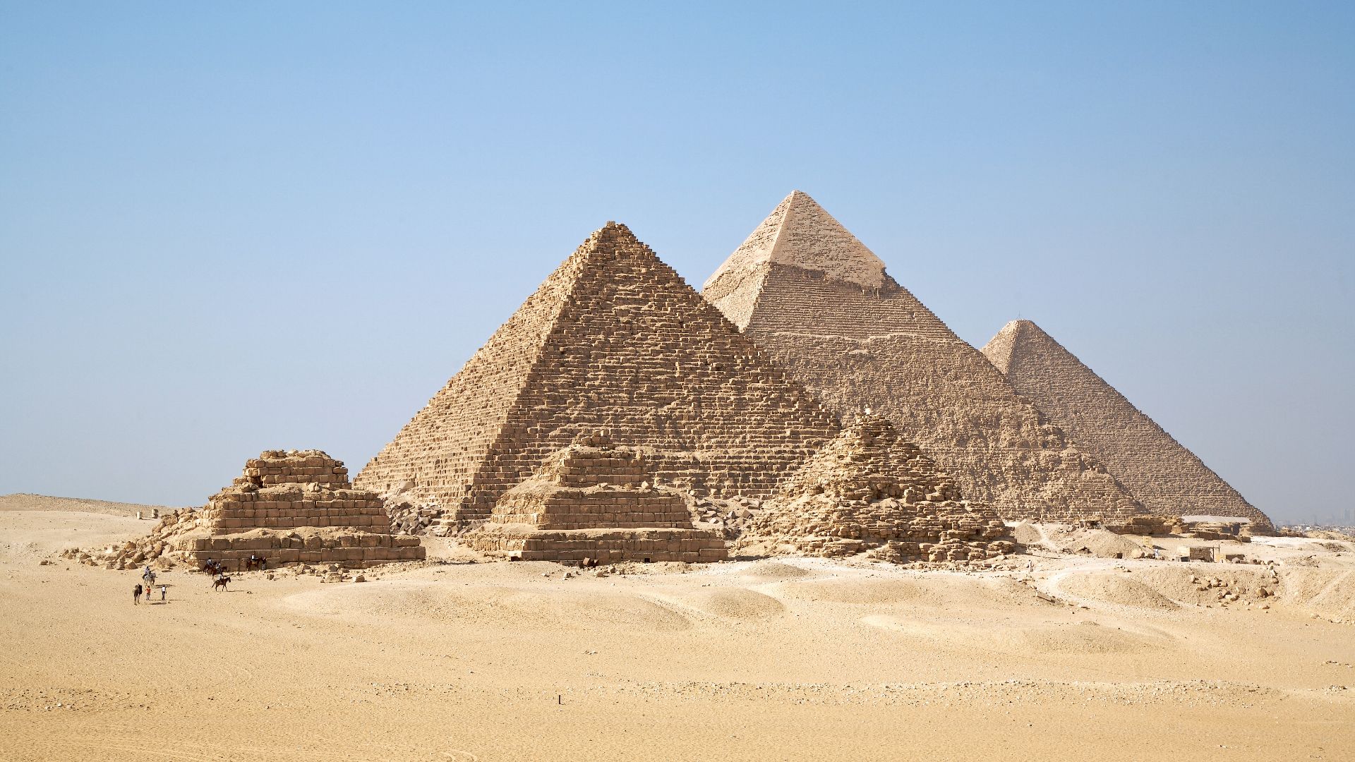 All Giza Pyramids in one shot.