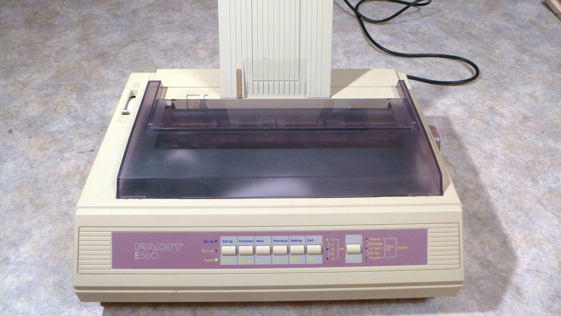Facit E560 24 pin dot matrix printer