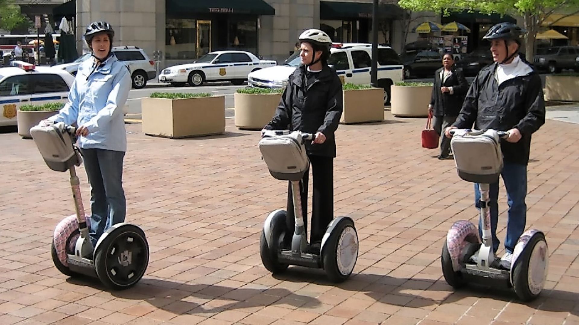 Gruppe von Segway PT-Fahrern in Washington, D.C.