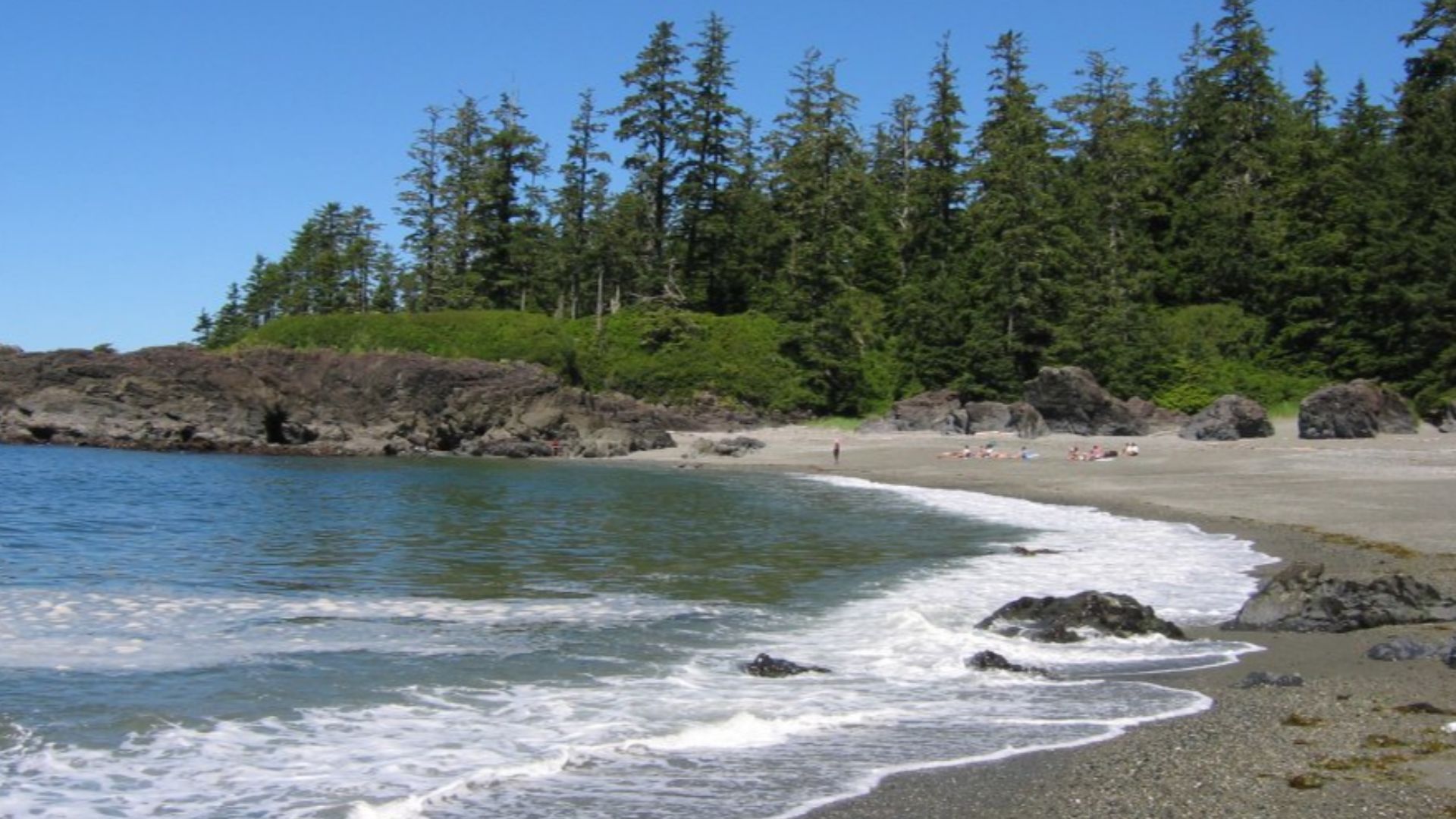 Beach in the Long Beach Area of Pacific Rim National Park on Vancouver Island, Canada